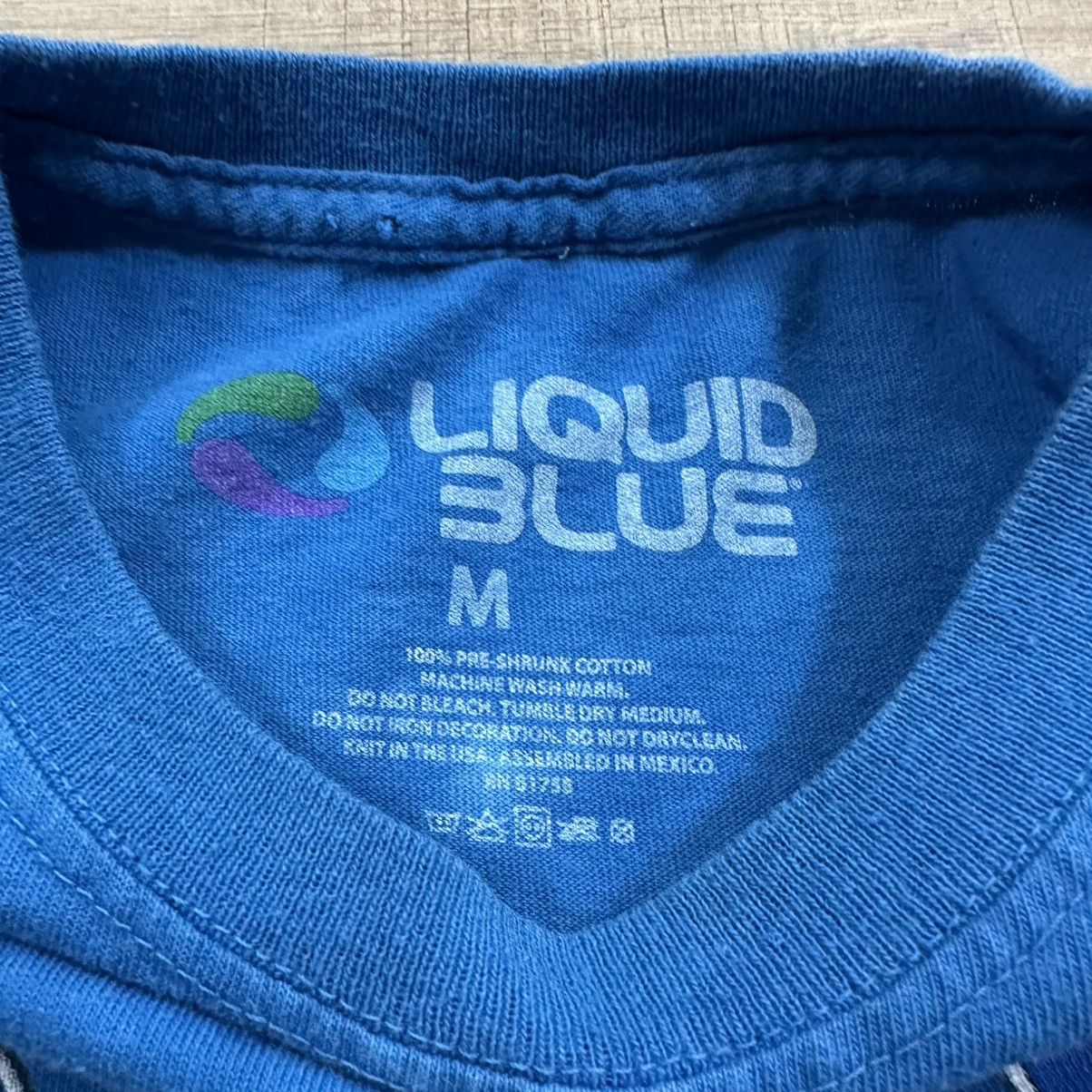 Liquid Blue Liquid Blue Kansas City Royals MLB Blue Tie Dye Graphic Tee Size US M / EU 48-50 / 2 - 10 Thumbnail