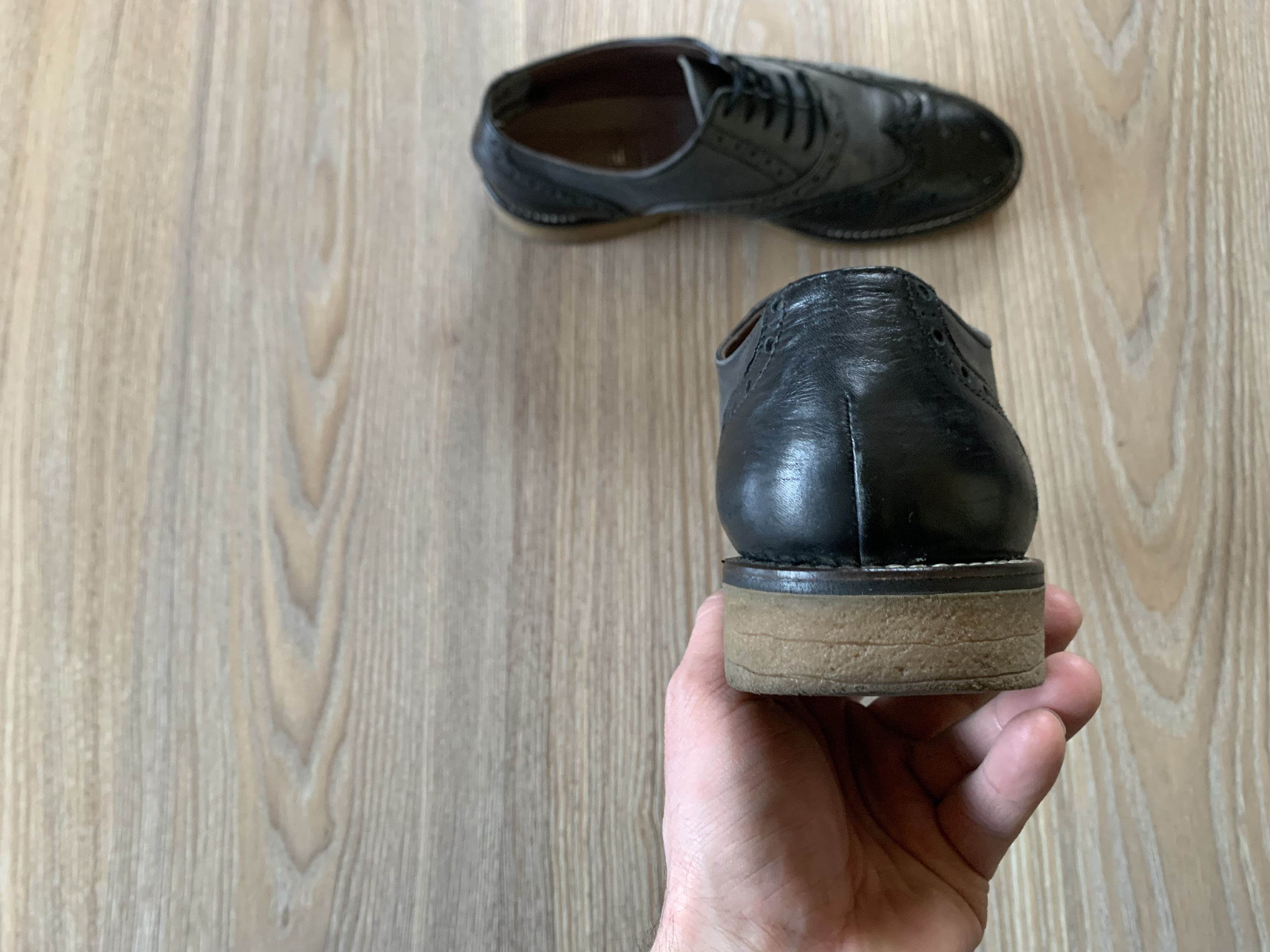 Baldinini × Vintage Men's Baldinini Trend Vintage Brogs Size US 8 / EU 41 - 6 Thumbnail