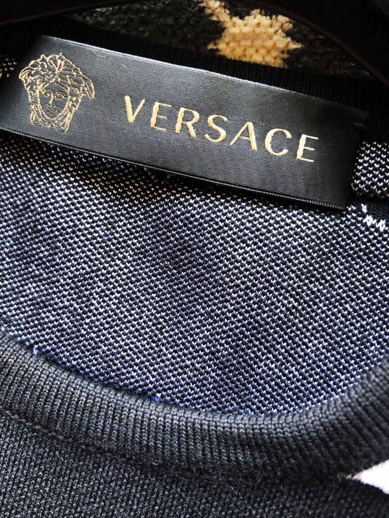 Versace Versace Sleeveless striped design dress Size S / US 4 / IT 40 - 4 Thumbnail