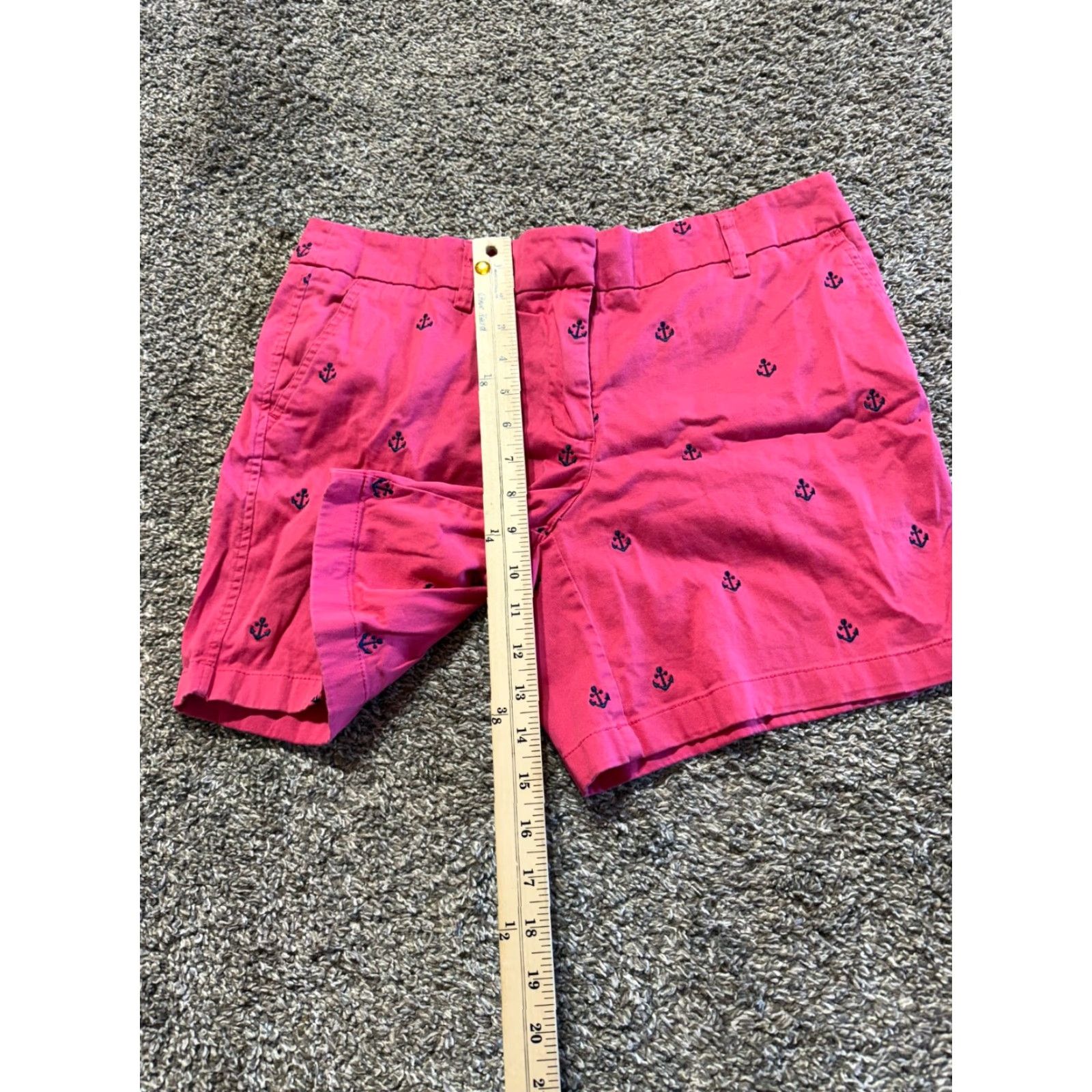 Vintage Cambridge Women’s Shorts Size 8 Pink Anchor Cotton Blend Ocean Chino - 2039 Size 30" / US 8 / IT 44 - 6 Thumbnail