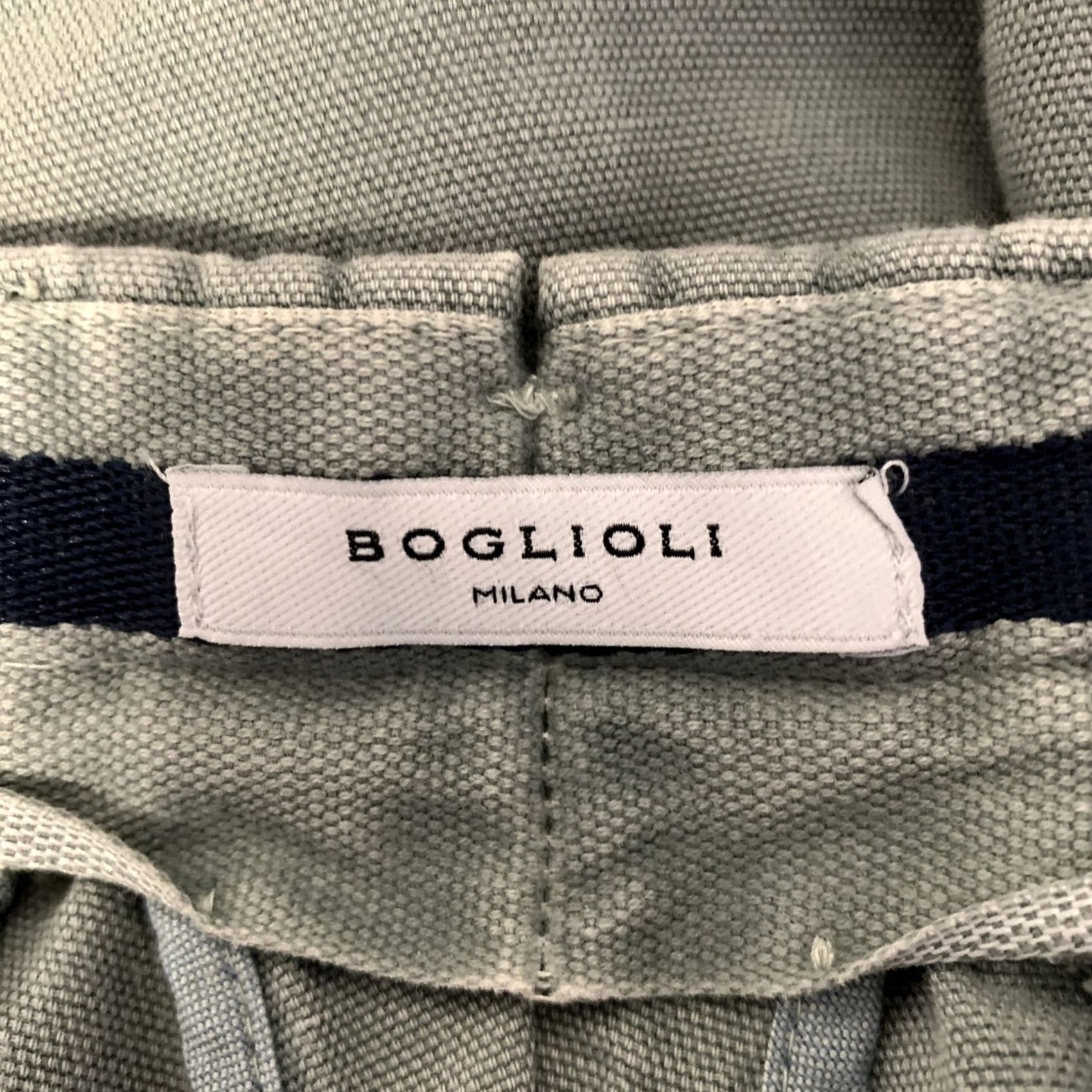 Boglioli BOGLIOLI Pants Size 32 Linen Blend Washed Grey Blue Zip Fly Inseam 31 Mens Size US 32 / EU 48 - 4 Thumbnail