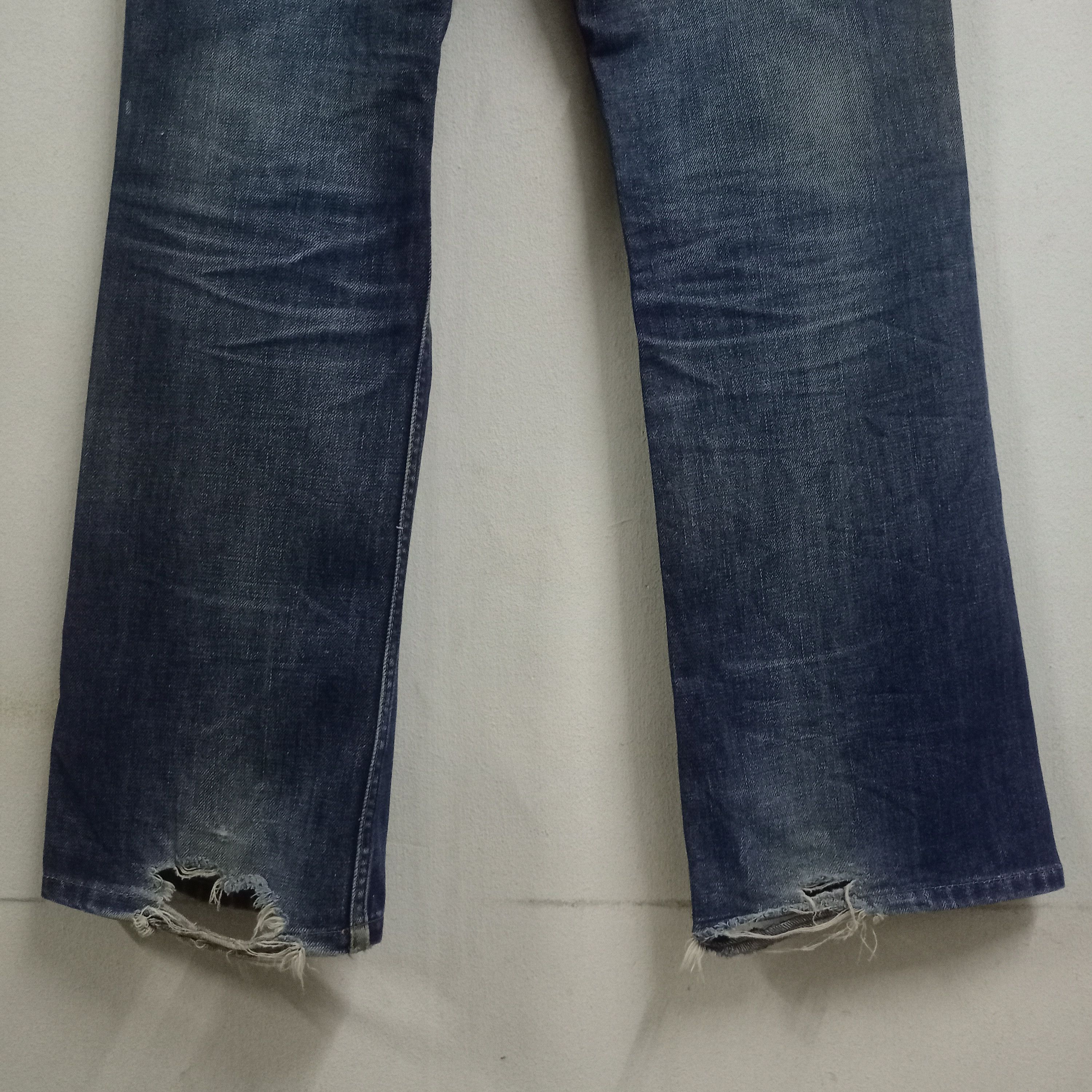 Levi's × Levi's Vintage Clothing Vintage 90s Levis 517 Mudwash Distressed Flare Jeans 31x31 Size US 31 - 8 Thumbnail