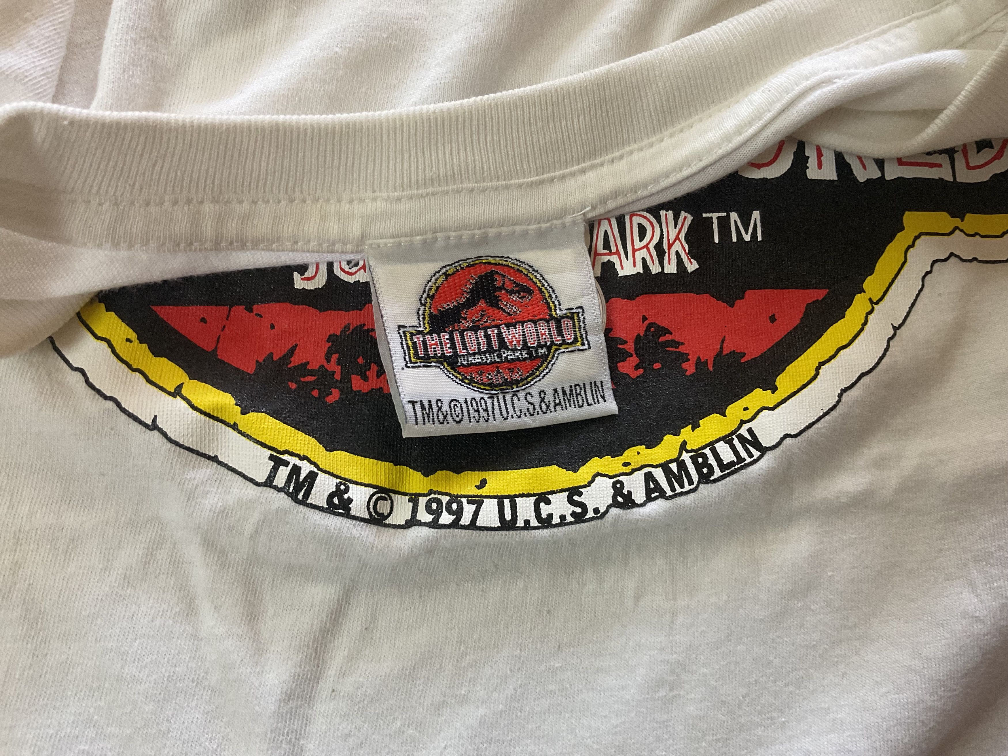 Other Vintage 1997 The Lost World Jurassic Park T-Shirt Soft Thin Size US L / EU 52-54 / 3 - 5 Thumbnail