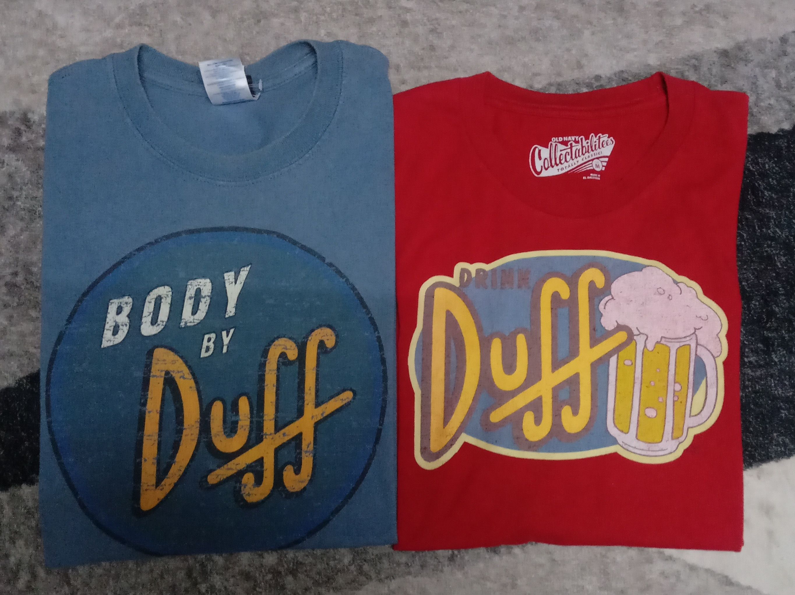 Cartoon Network × The Simpsons × Vintage Set of 2 Vintage Y2K The Simpsons Duff Tshirt Futurama Size US M / EU 48-50 / 2 - 1 Thumbnail