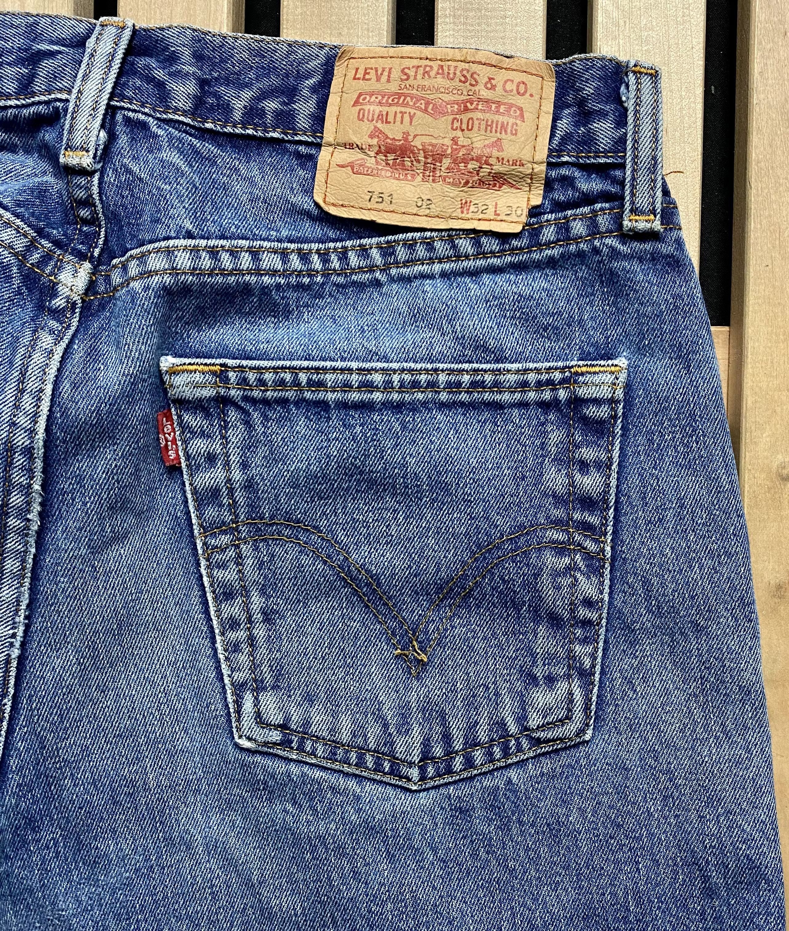 Levi's × Levi's Vintage Clothing Mens Jeans Denim Levis 751 Vintage Size 32 Size US 32 / EU 48 - 5 Thumbnail