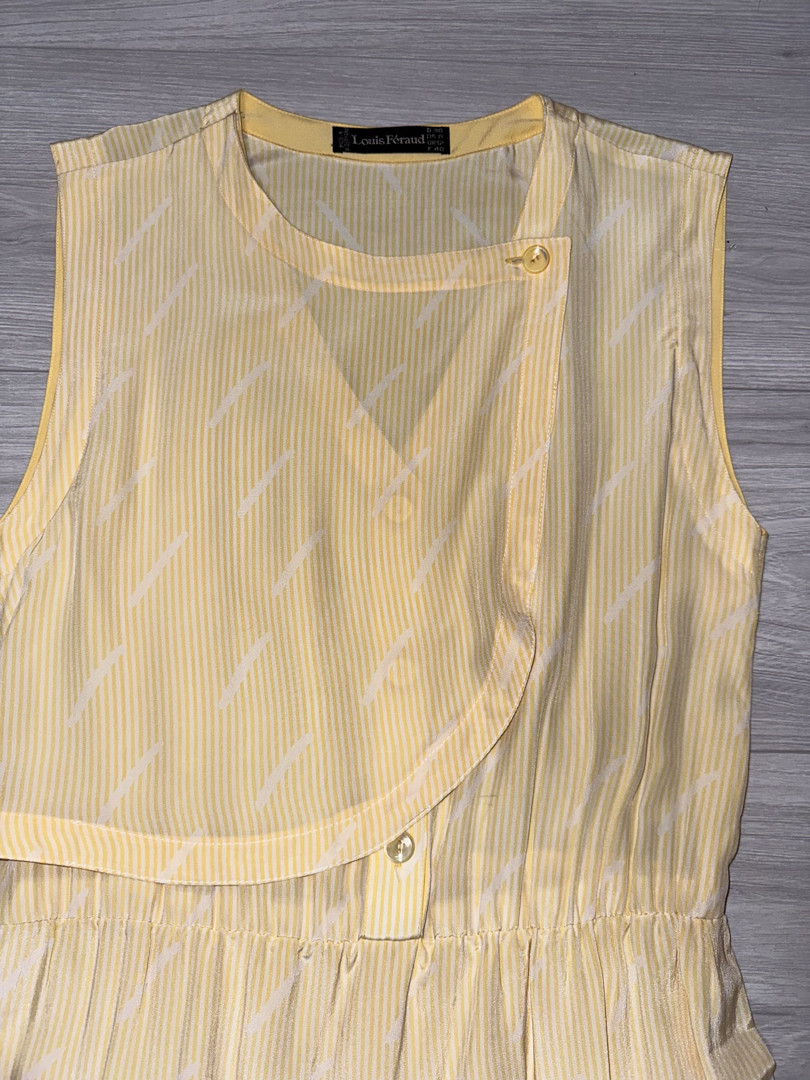 Designer × Louis Feraud × Vintage silk vintage dress Louis Feraud Size XS / US 0-2 / IT 36-38 - 6 Thumbnail