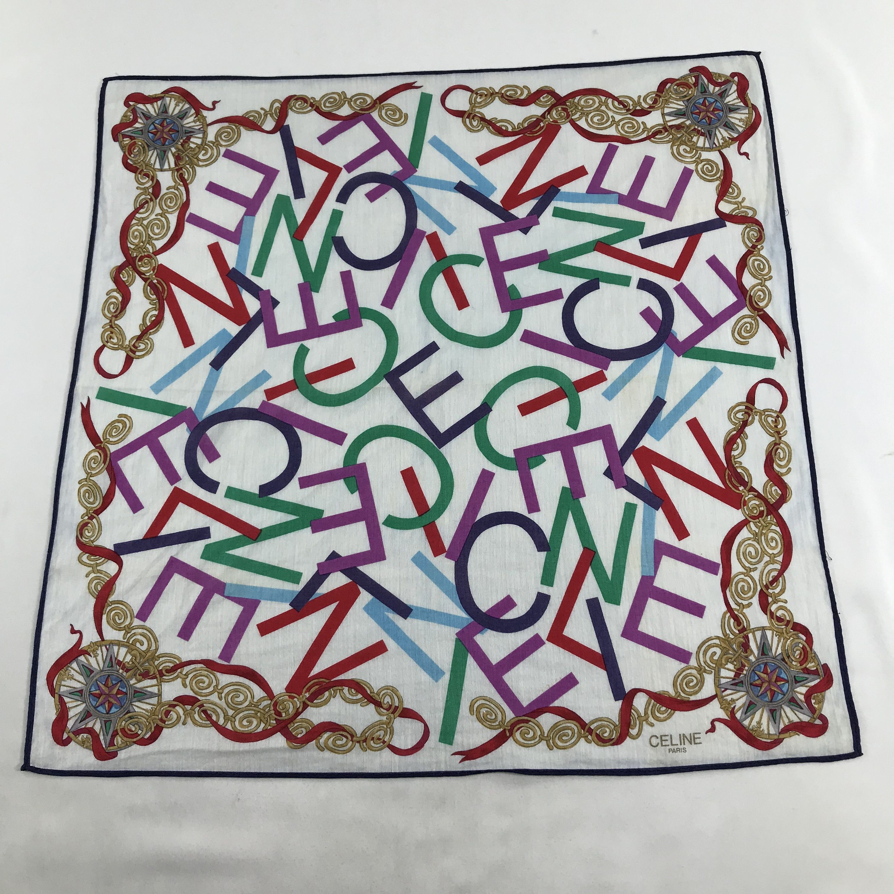 Celine Celine Handkerchief Neckerchief Bandana H84 Size ONE SIZE - 1 Thumbnail