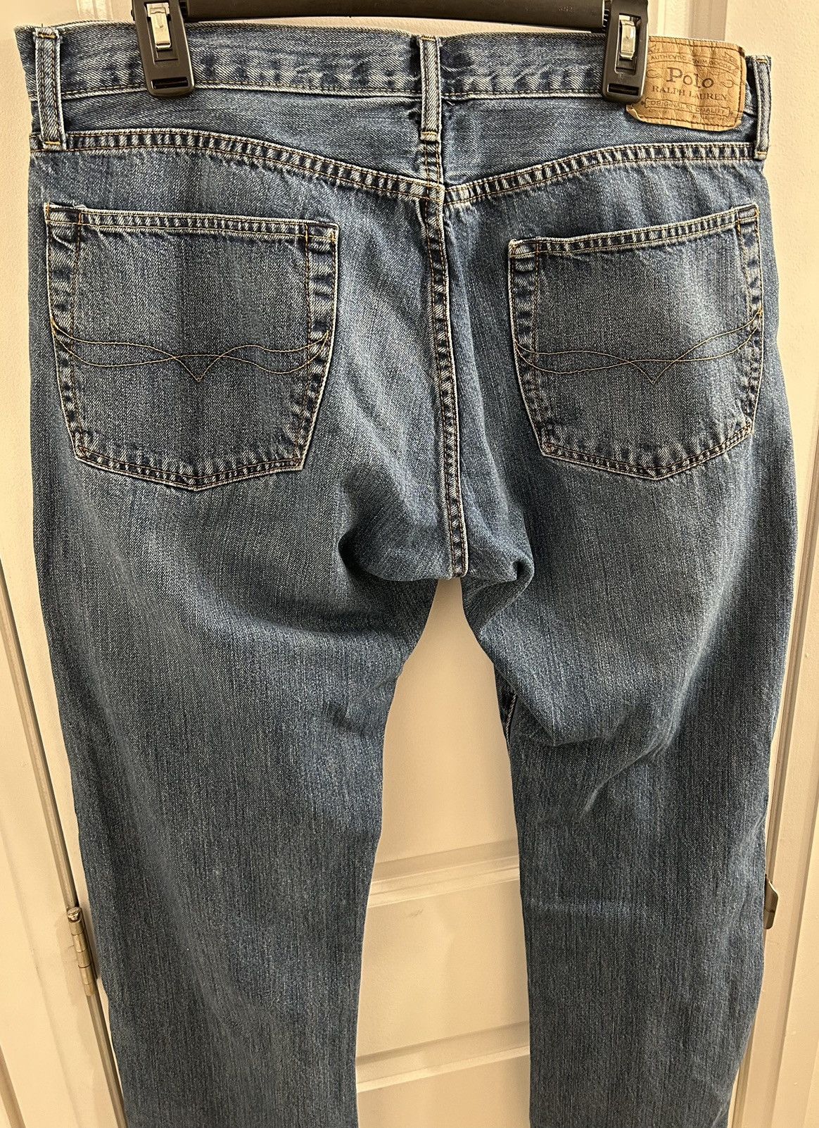 Polo Ralph Lauren Polo Ralph Lauren Mens Light Blue Jeans - Size 36X34 Size US 36 / EU 52 - 6 Thumbnail
