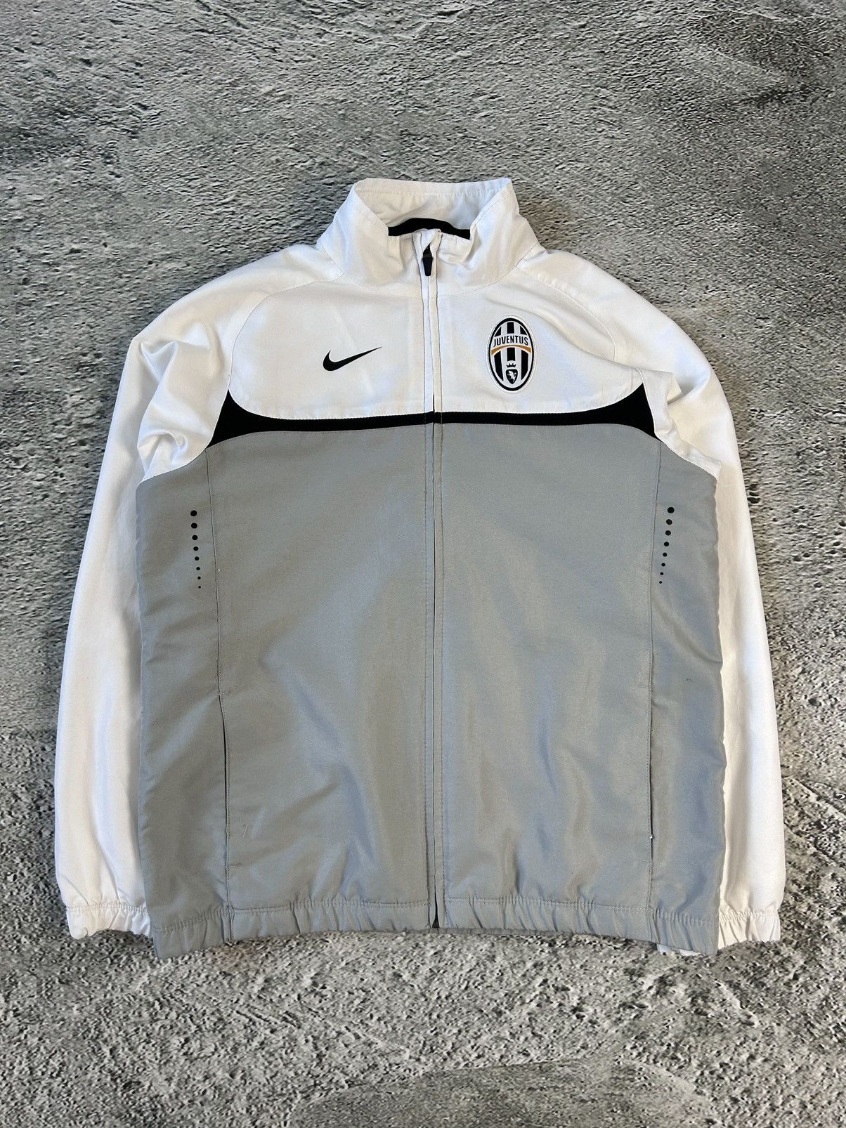 Nike × Vintage Juventus Nike track suit vintage white black drill