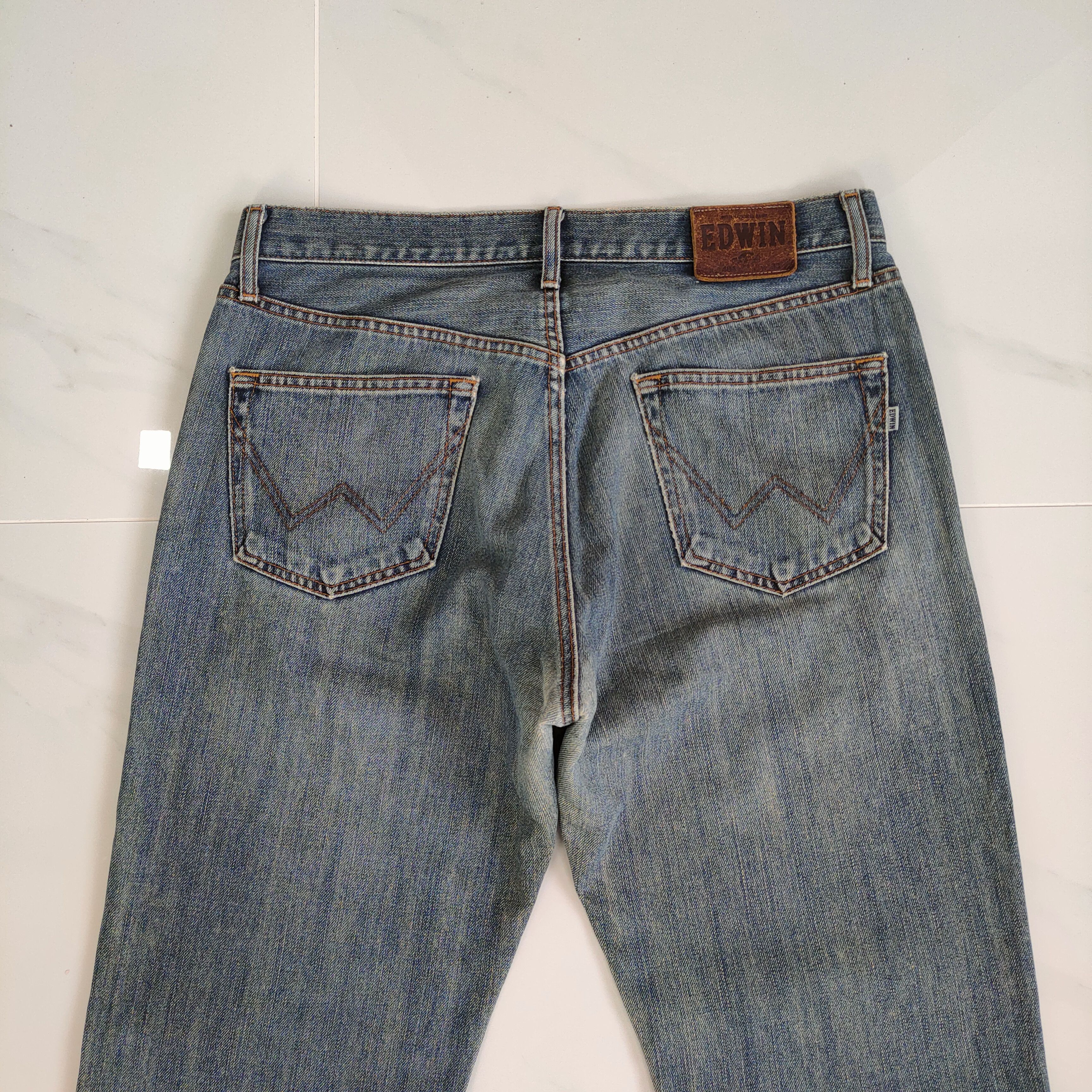 Edwin × Vintage VINTAGE EDWIN FADED JEAN DENIM PANTS Size US 33 - 9 Thumbnail