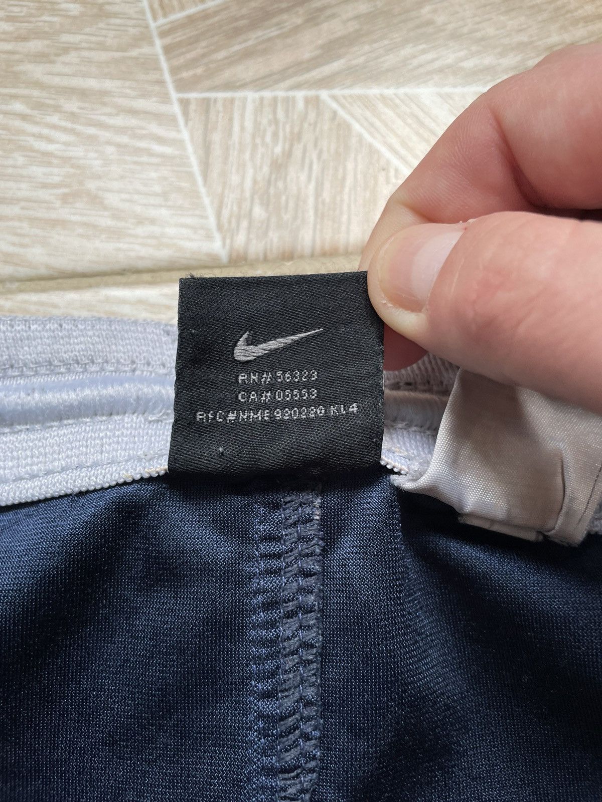 Nike × Vintage Vintage Retro Nike Shimmering Navy Shorts Swoosh Sport Drill Size US 34 / EU 50 - 8 Thumbnail