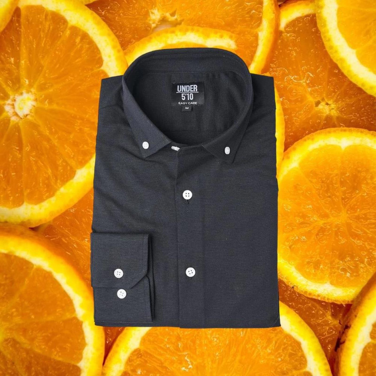 Other Under 5'10" (U-510) Stretch Oxford Black Button Dwn Small Size US S / EU 44-46 / 1 - 4 Thumbnail