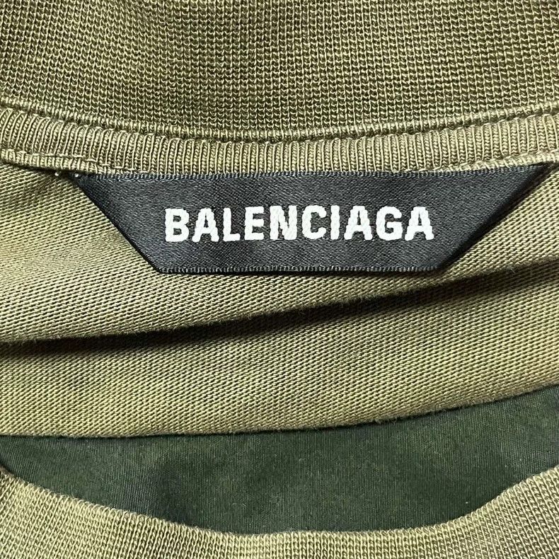 Balenciaga Balenciaga Fake two-piece stitching coat shirt black, gree Size US M / EU 48-50 / 2 - 3 Thumbnail