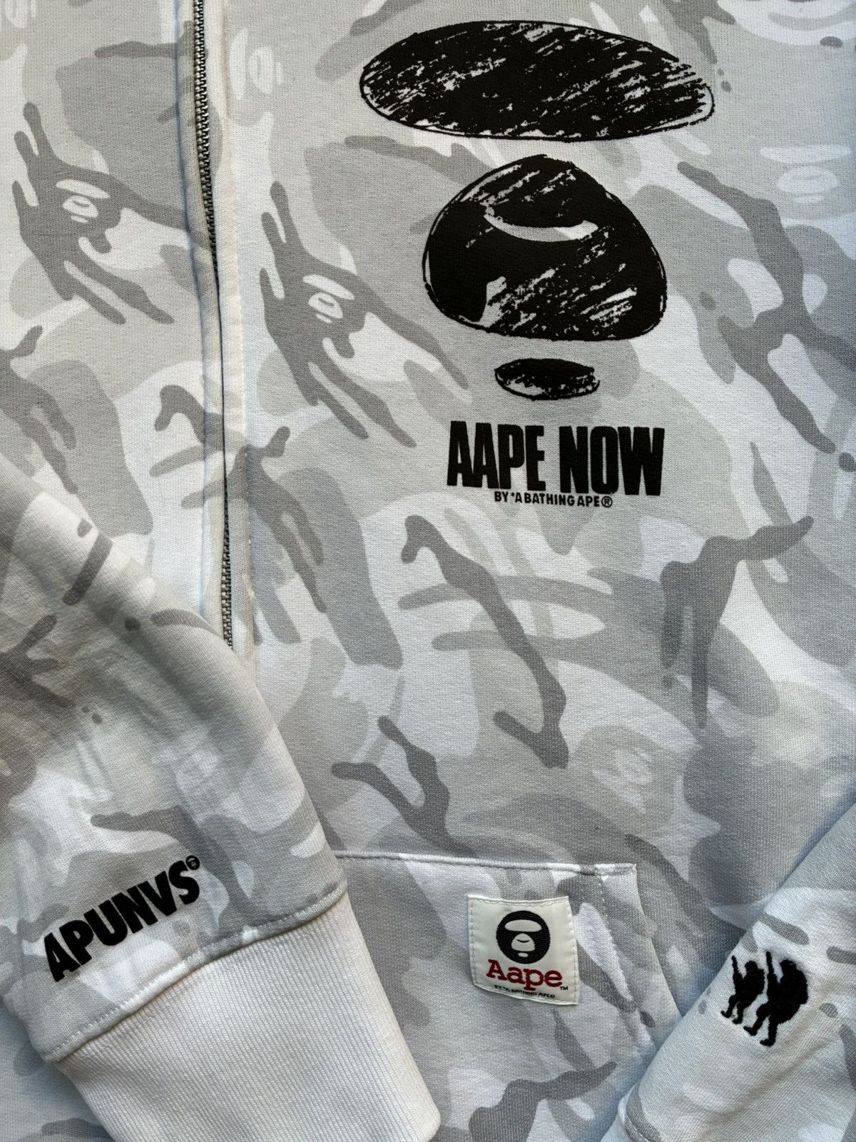 Aape Aape By Bathing Ape Zip-Up Hoodie Size US XL / EU 56 / 4 - 5 Thumbnail