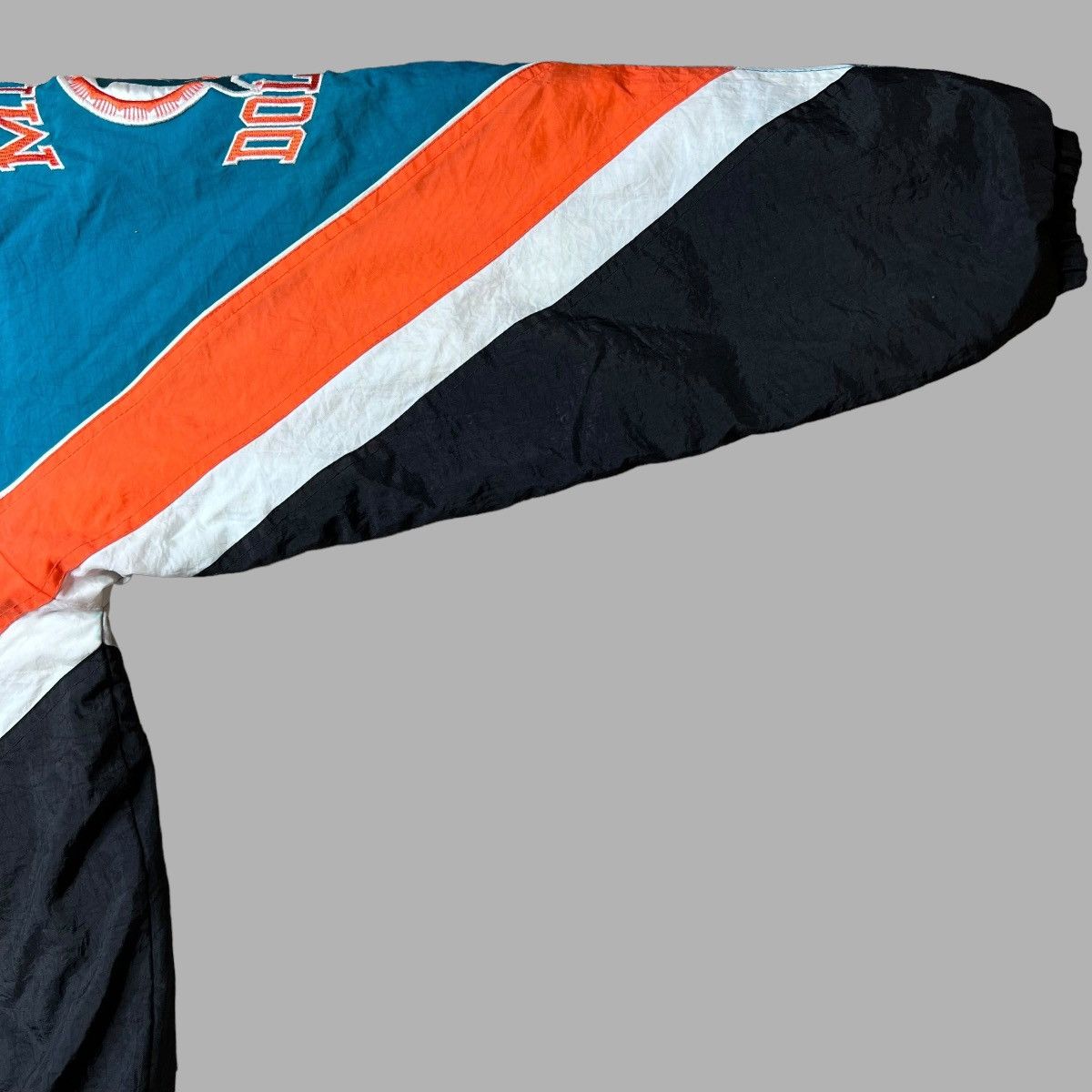 NFL × Starter × Vintage Vtg 1990s NFL Miami Dolphins Zip Up Starter Puffer Jacket Size US XL / EU 56 / 4 - 15 Thumbnail