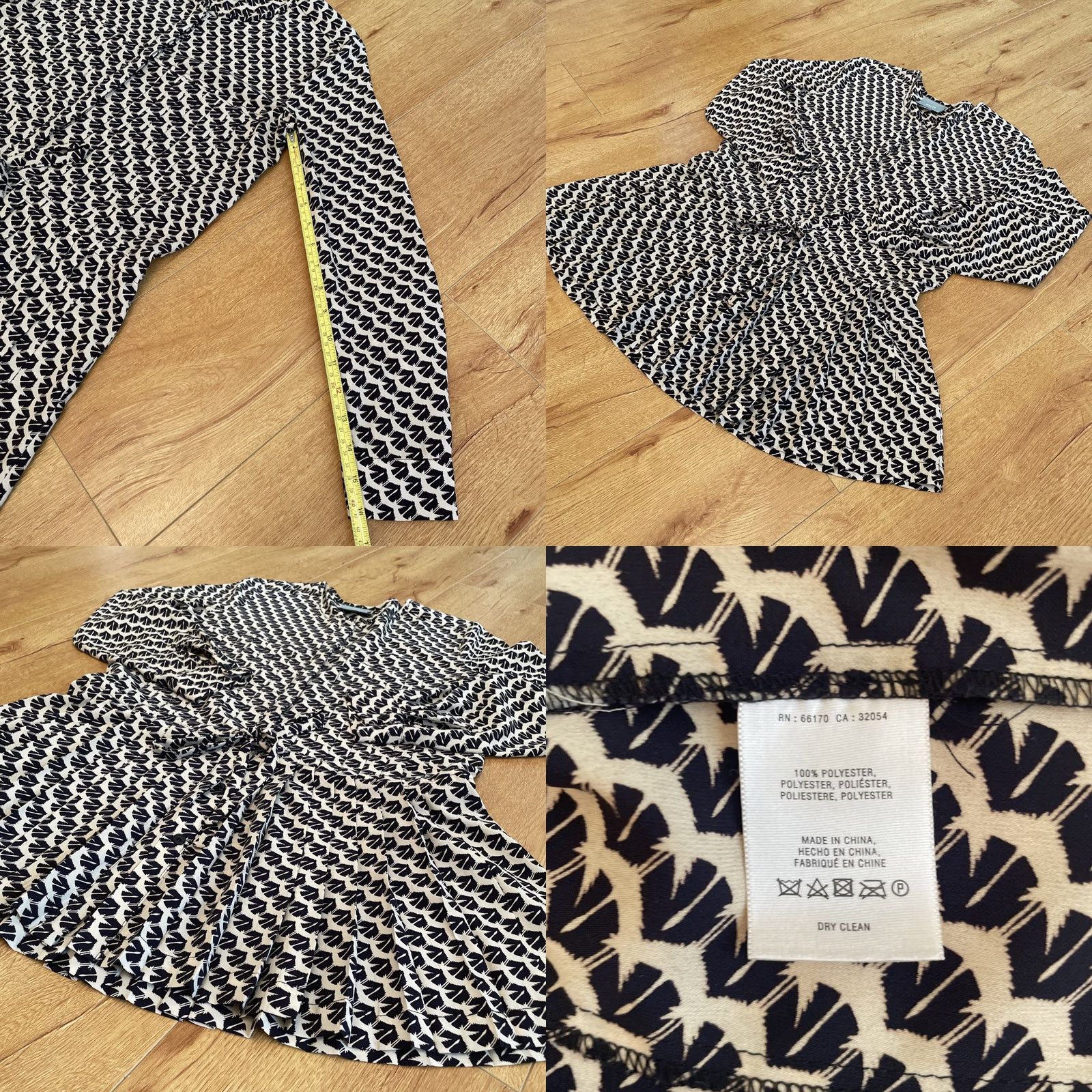 Anthropologie Anthropologie Maeve Selva Tunic Top XS Drop Waist Button Up Tie Multicolor Pleated Casual Women’s Tunic Shirt Size XS / US 0-2 / IT 36-38 - 8 Thumbnail