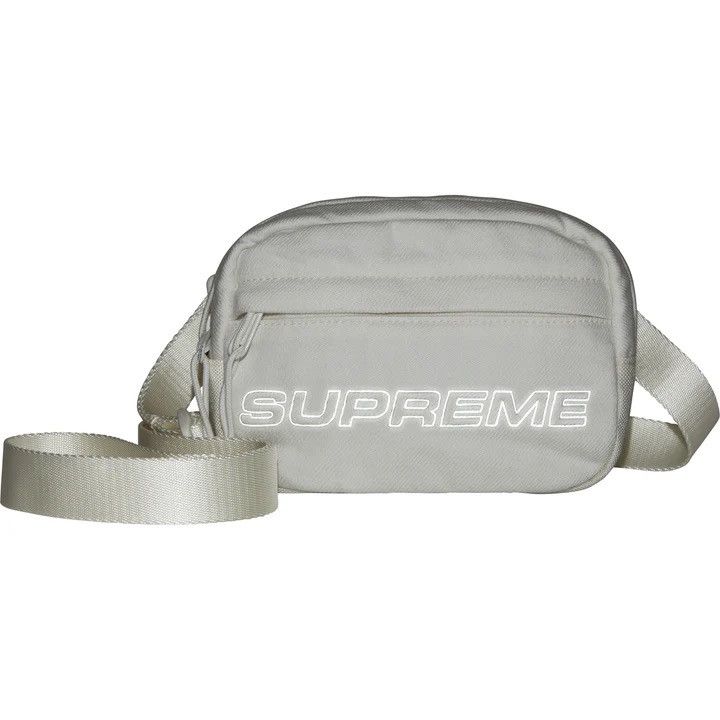 Supreme Supreme Denim Mini Shoulder Bag White Size ONE SIZE - 2 Thumbnail