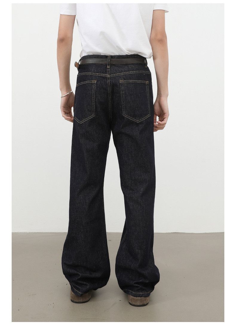 Jean Men's retro loose flared denim trousers Size US 32 / EU 48 - 6 Thumbnail