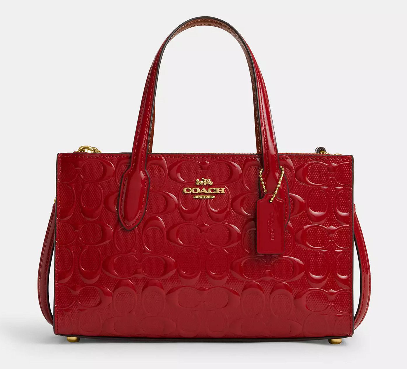 Coach Nina Small Tote Bag In Signature Leather CV400 Size ONE SIZE - 5 Thumbnail