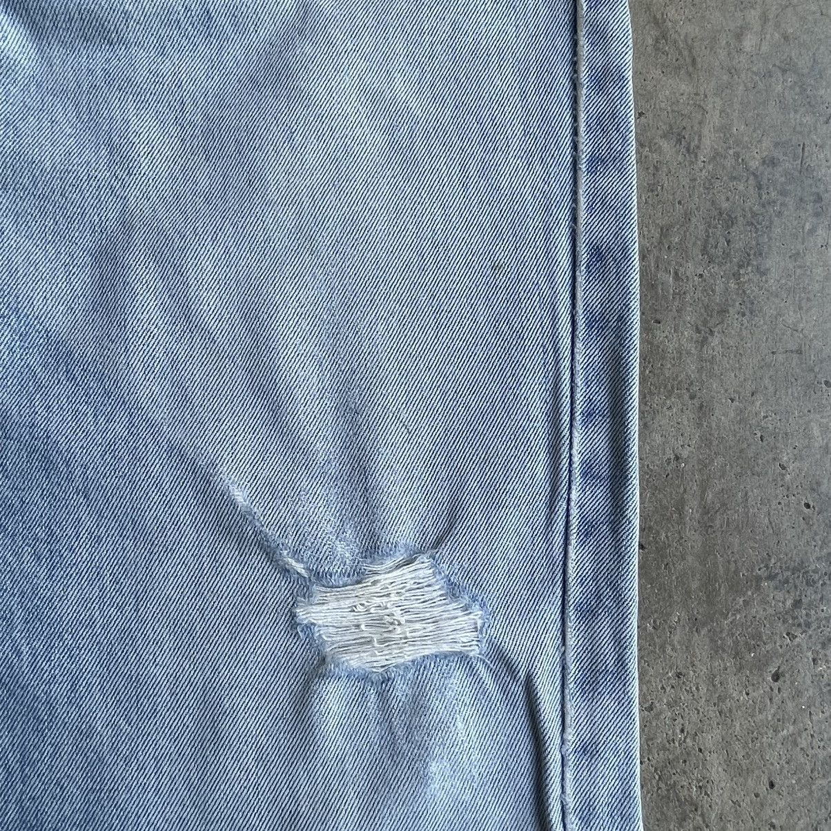 Japanese Brand 🔥Vintage 80s EL JOHN Stoned Washed Ripped Distress Jeans Size US 32 / EU 48 - 9 Thumbnail