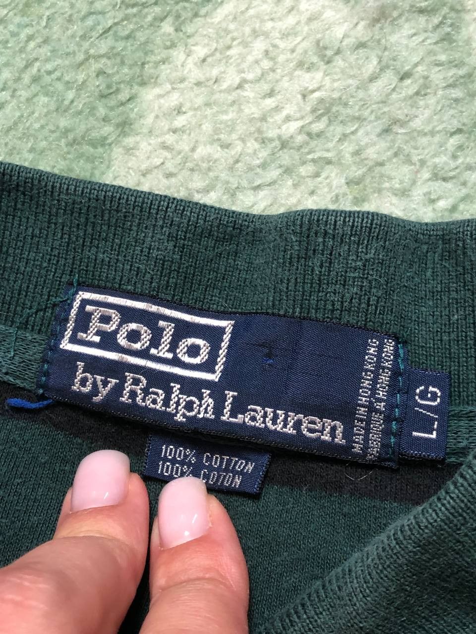 Polo Ralph Lauren Polo Ralph Lauren Casual Green striped Polo Size L Size US L / EU 52-54 / 3 - 2 Thumbnail
