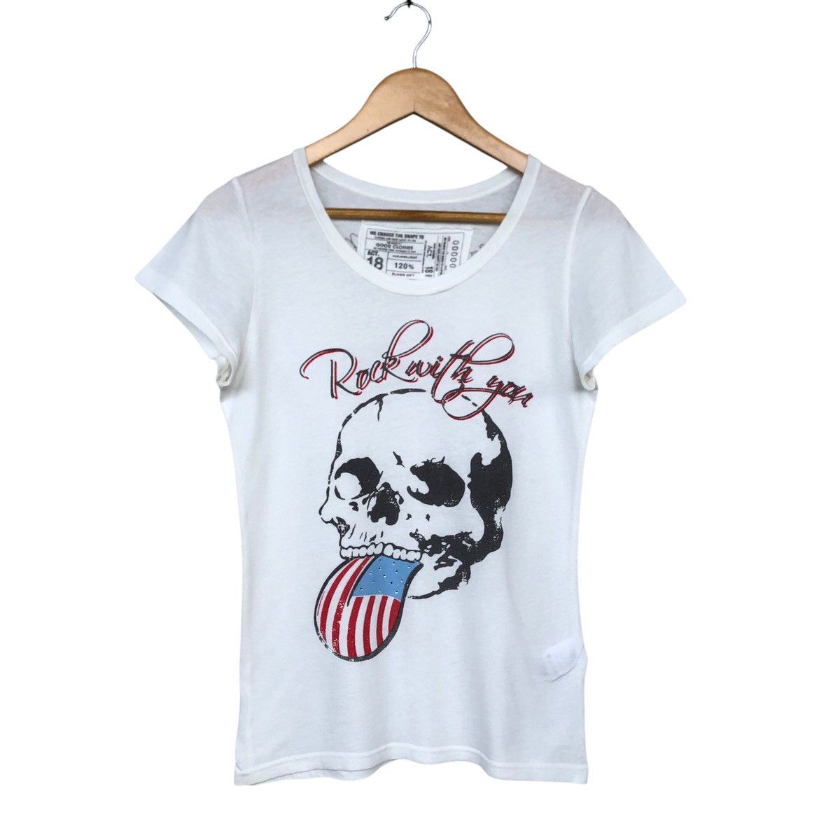 If Six Was Nine × Japanese Brand × Le Grande Bleu (L.G.B.) ACT 18 rhine stone punk if six was nine style tshirt Size S / US 4 / IT 40 - 1 Thumbnail