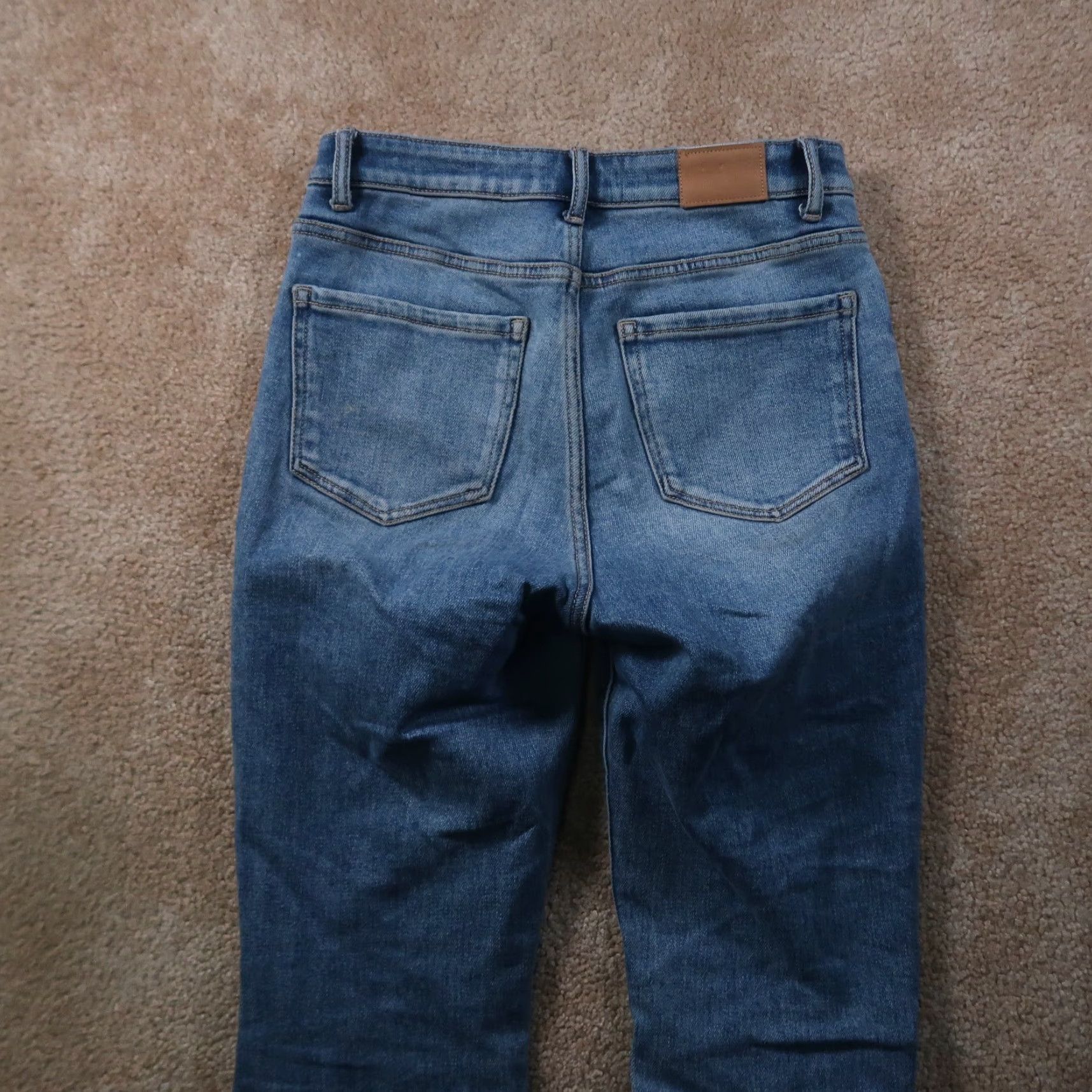 Vintage VINTAGE Buckle Billie Slim Bootcut Jeans women's 27x29.5 Blue Stretch Denim High rise Size 27" / US 4 / IT 40 - 6 Thumbnail