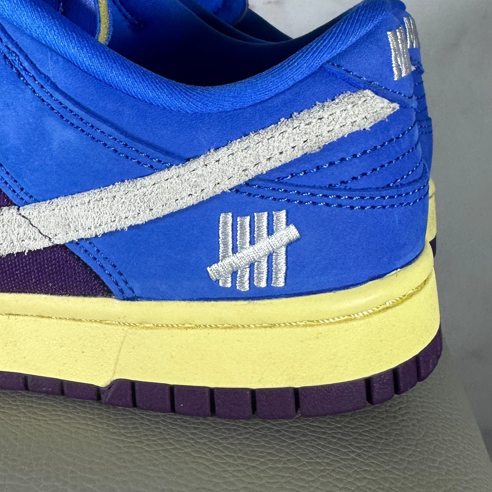 Nike × Undefeated Dunk Low ‘5 On It’ Blue Size US 8 / IT 38 - 3 Thumbnail