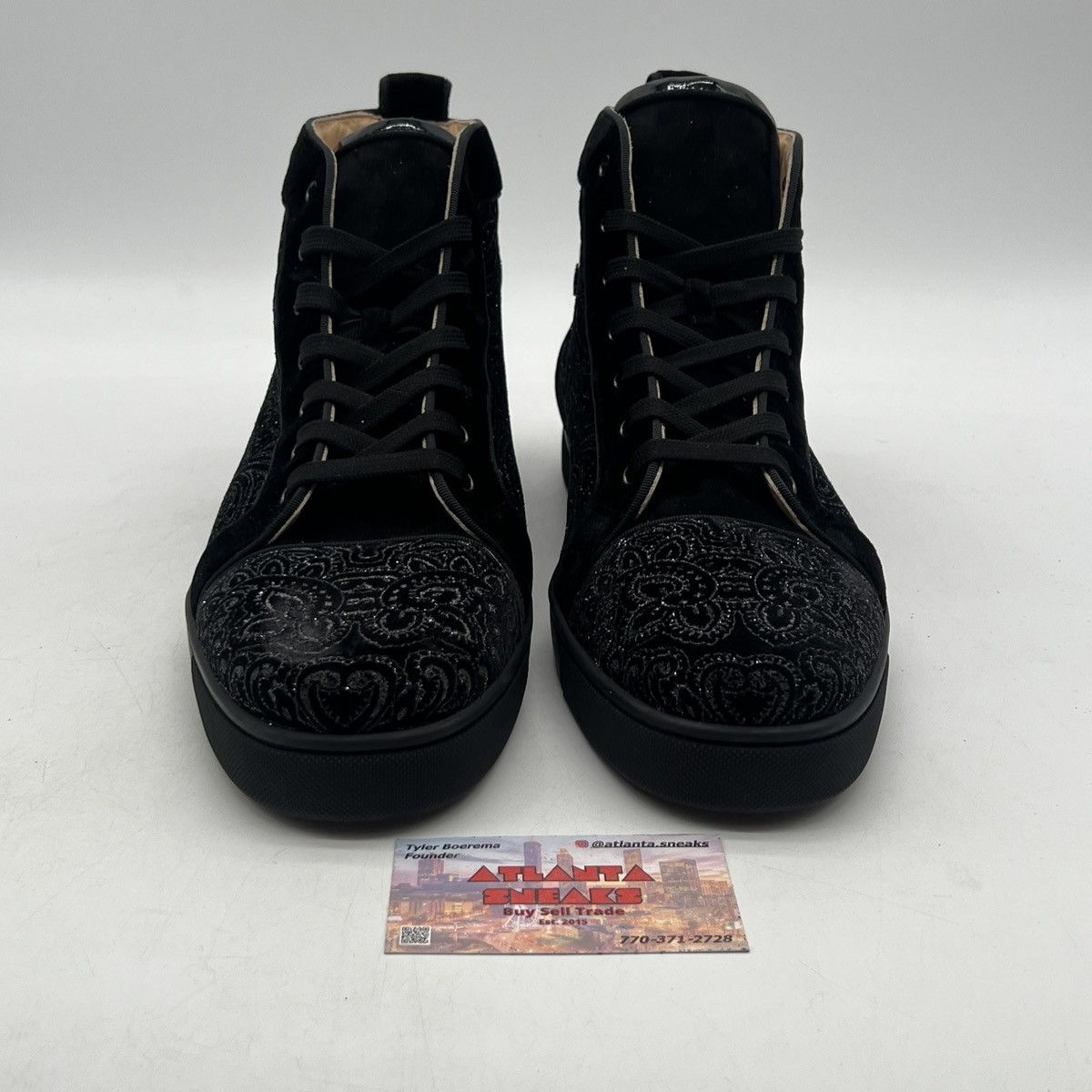 Louis Vuitton Christian Louboutin Louis Orlato High top sneakers Size US 13 / EU 46 - 2 Thumbnail