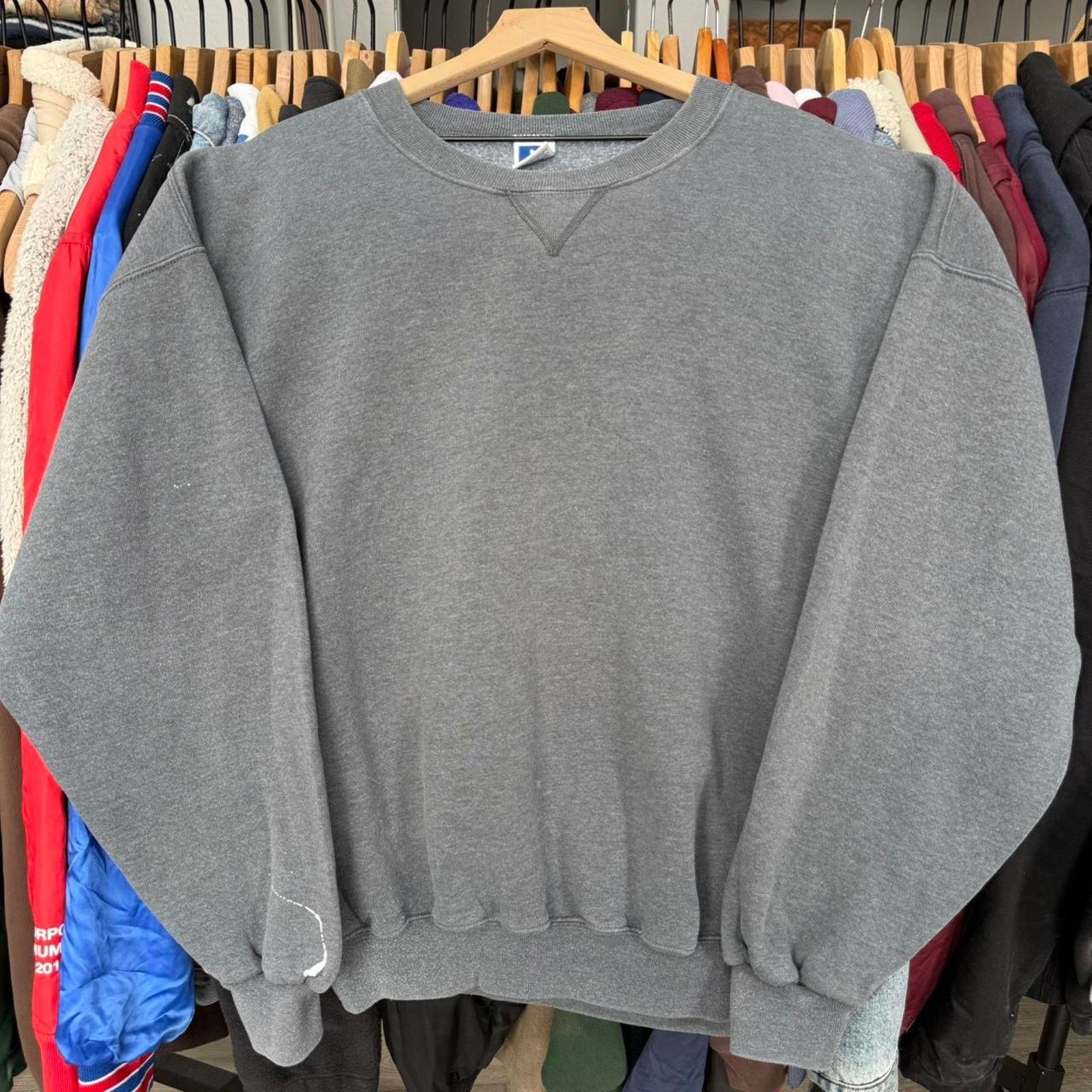 Russell Athletic Vintage 90s Russell Athletic Heavyweight High GSM Faded Size US XXL / EU 58 / 5 - 1 Thumbnail
