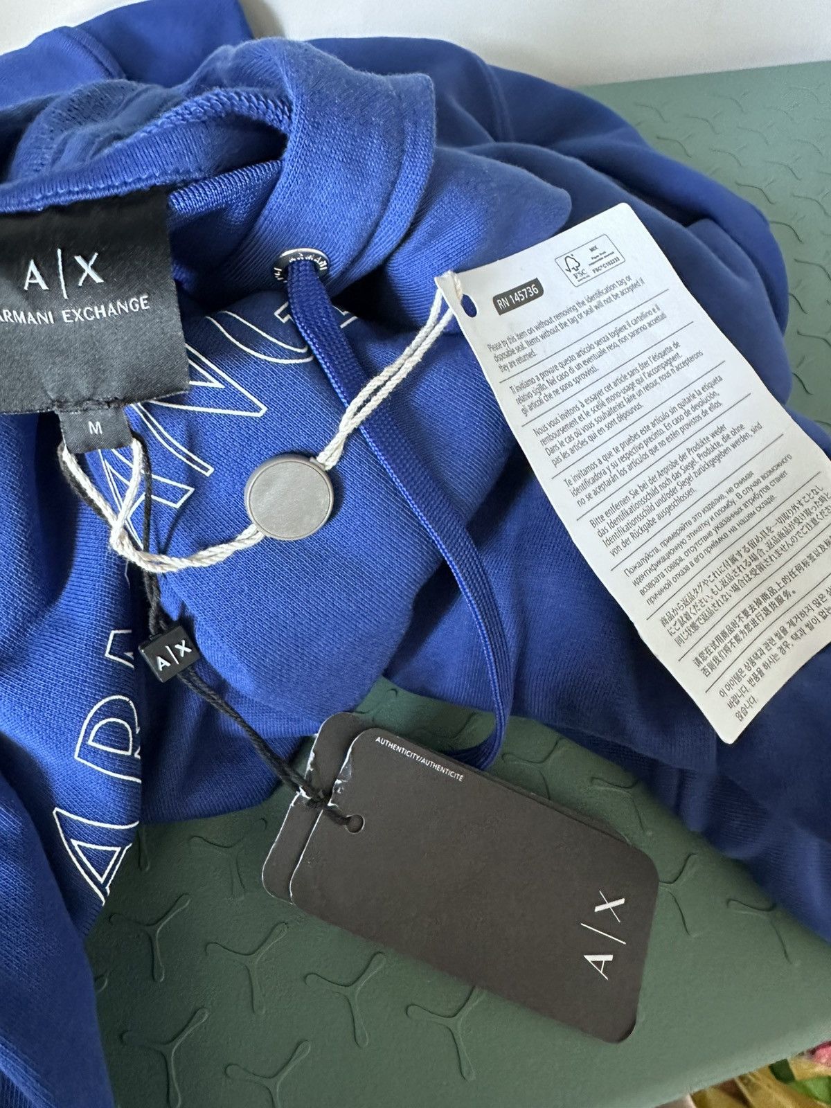 Armani Exchange Armani Exchange Hoodie Box Logo Size US M / EU 48-50 / 2 - 6 Thumbnail
