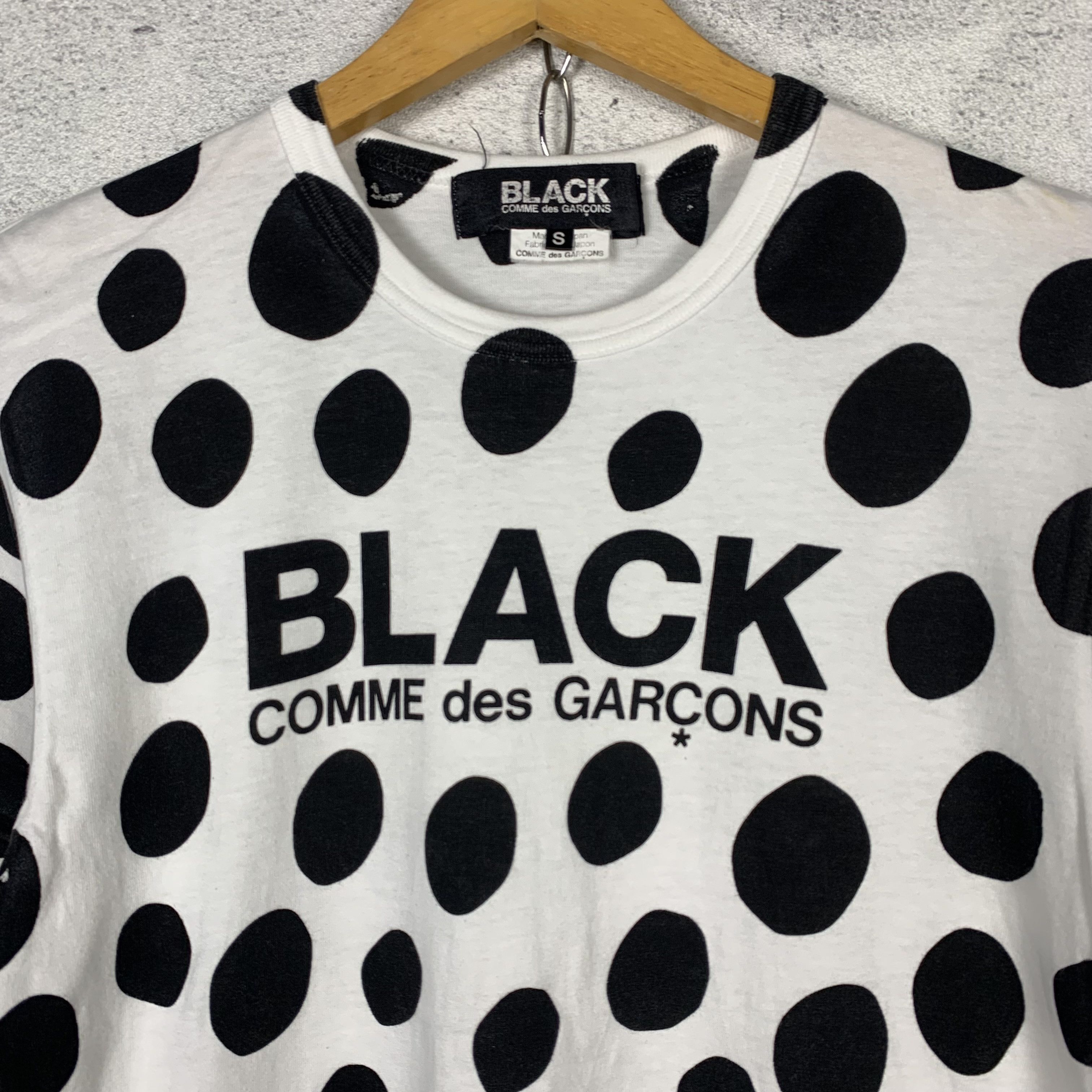 Comme des Garcons Black Comme Des Garcons CDG Polkadot Tshirt Size US S / EU 44-46 / 1 - 2 Thumbnail
