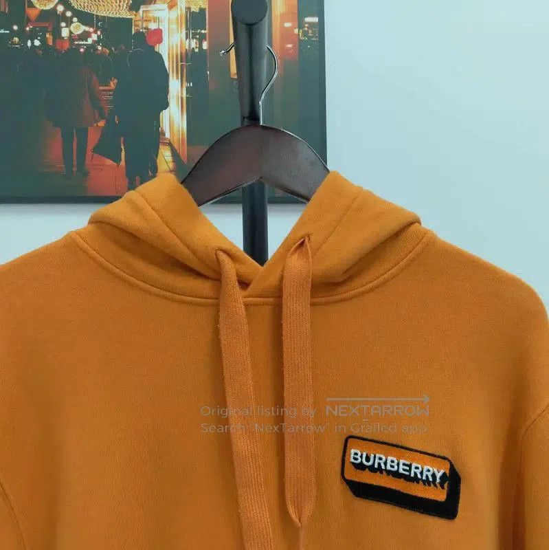 Burberry Burberry Orange Cotton Long Sleeve Hoodie. Size US L / EU 52-54 / 3 - 3 Thumbnail