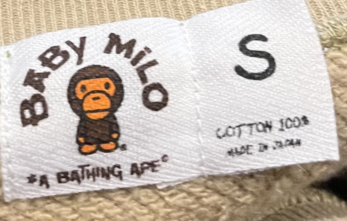 Bape Bape Camo Baby Milo Crew Neck Pullover Sweatshirt Size US S / EU 44-46 / 1 - 3 Thumbnail