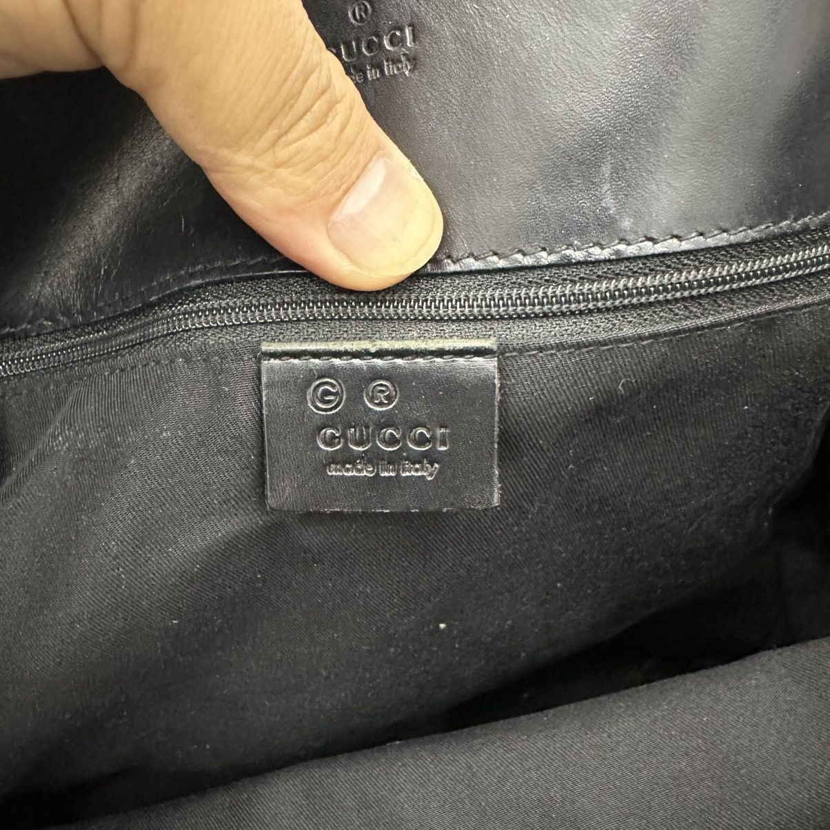 Gucci ‼️LAST DROP‼️ AUTHENTIC GUCCI BLACK GG CANVAS GIFFORD TOTE BAG Size ONE SIZE - 15 Thumbnail
