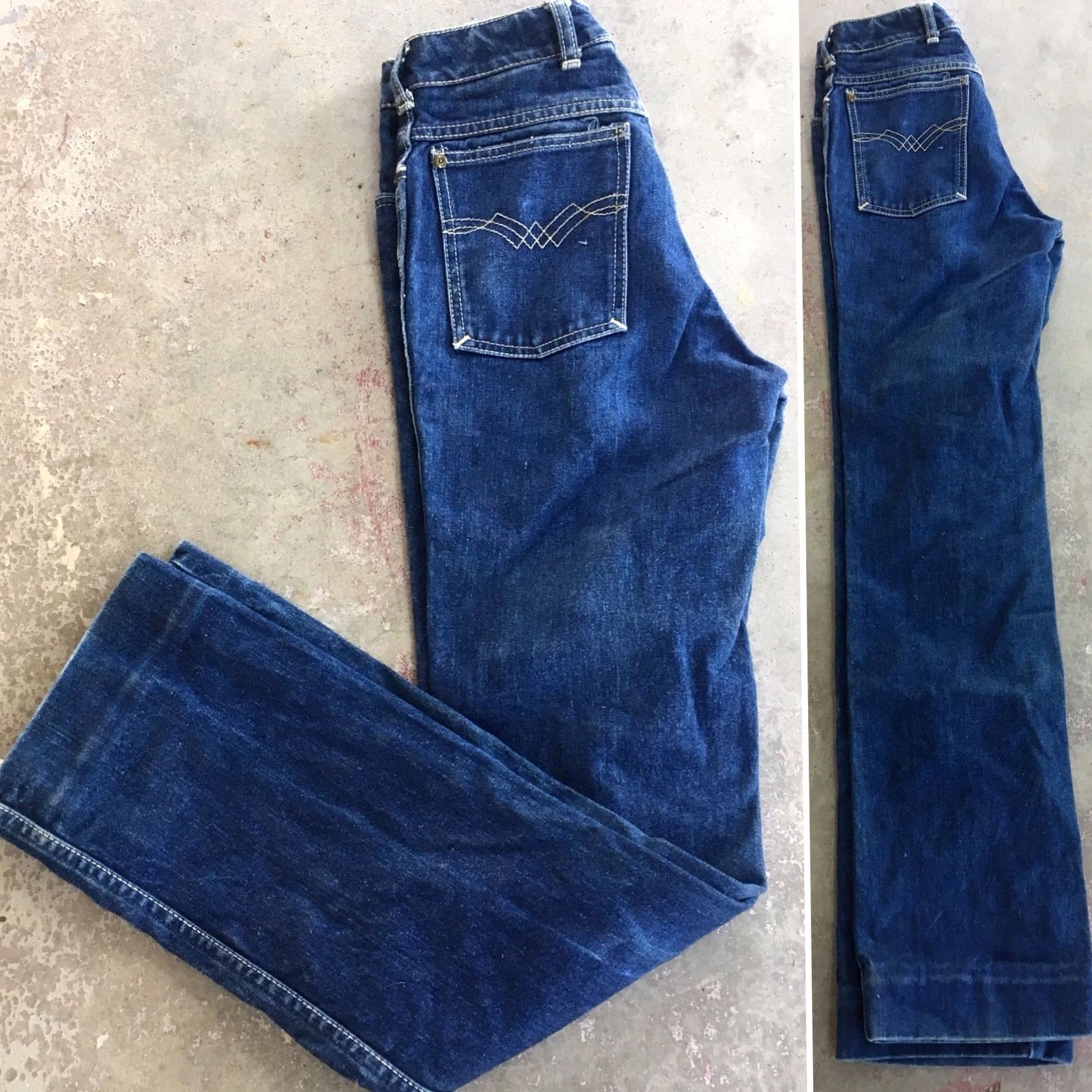 Vintage VINTAGE Jesse Jeans 1980s 1970s Blue Denim Jeans Size 6 25.5 in Waist Size 28" / US 6 / IT 42 - 4 Thumbnail