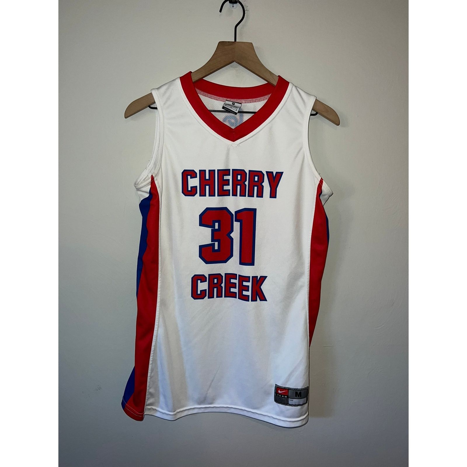 Nike Nike Basketball Jersey Cherry Creek #31 White Active Top M Size US S / EU 44-46 / 1 - 1 Thumbnail
