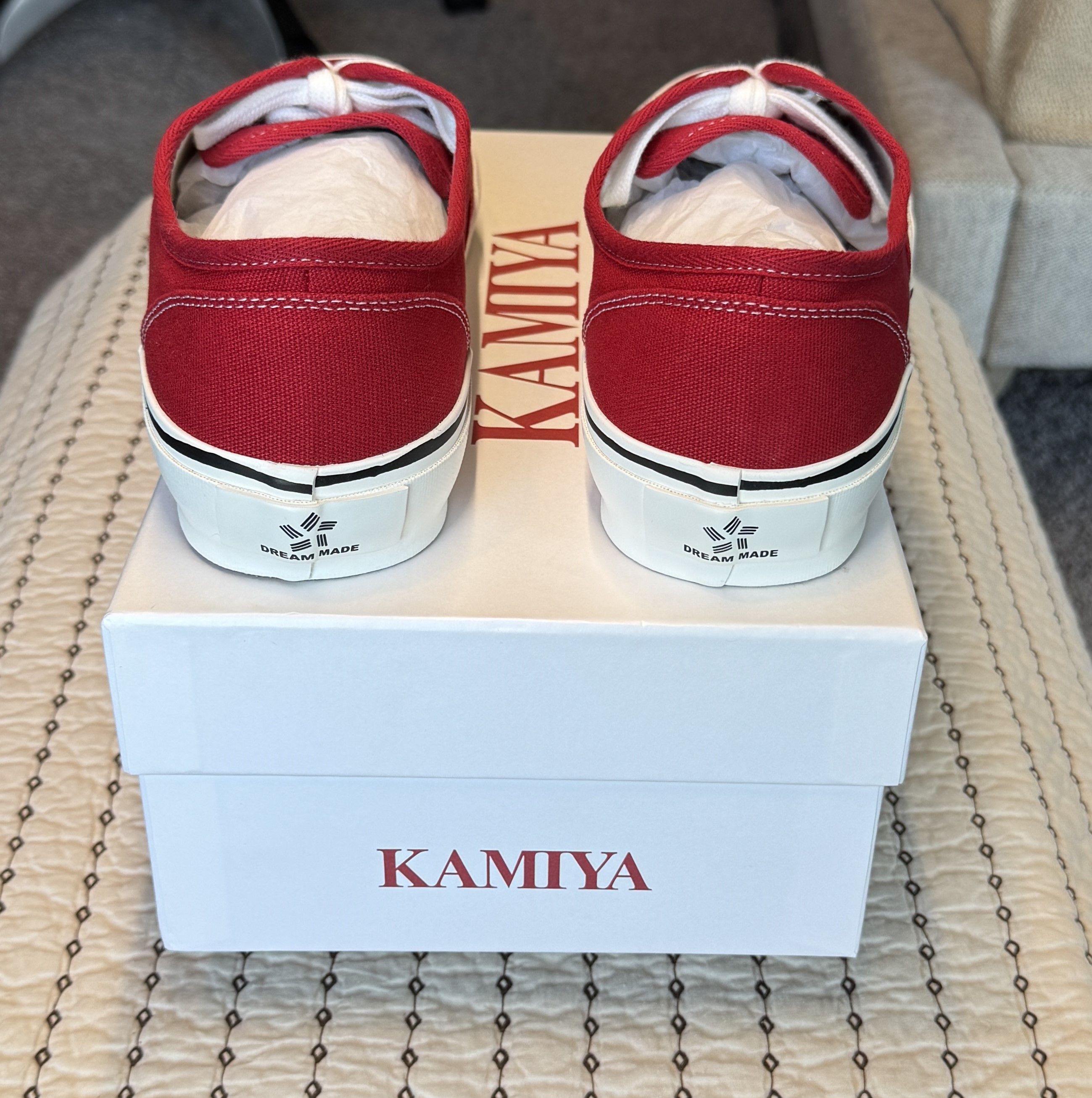 Maison MIHARA YASUHIRO KAMIYA / MIHARA YASUHIRO - HERC VULCANIZED SNEAKER RED SZ 45 Size US 12 / EU 45 - 4 Thumbnail