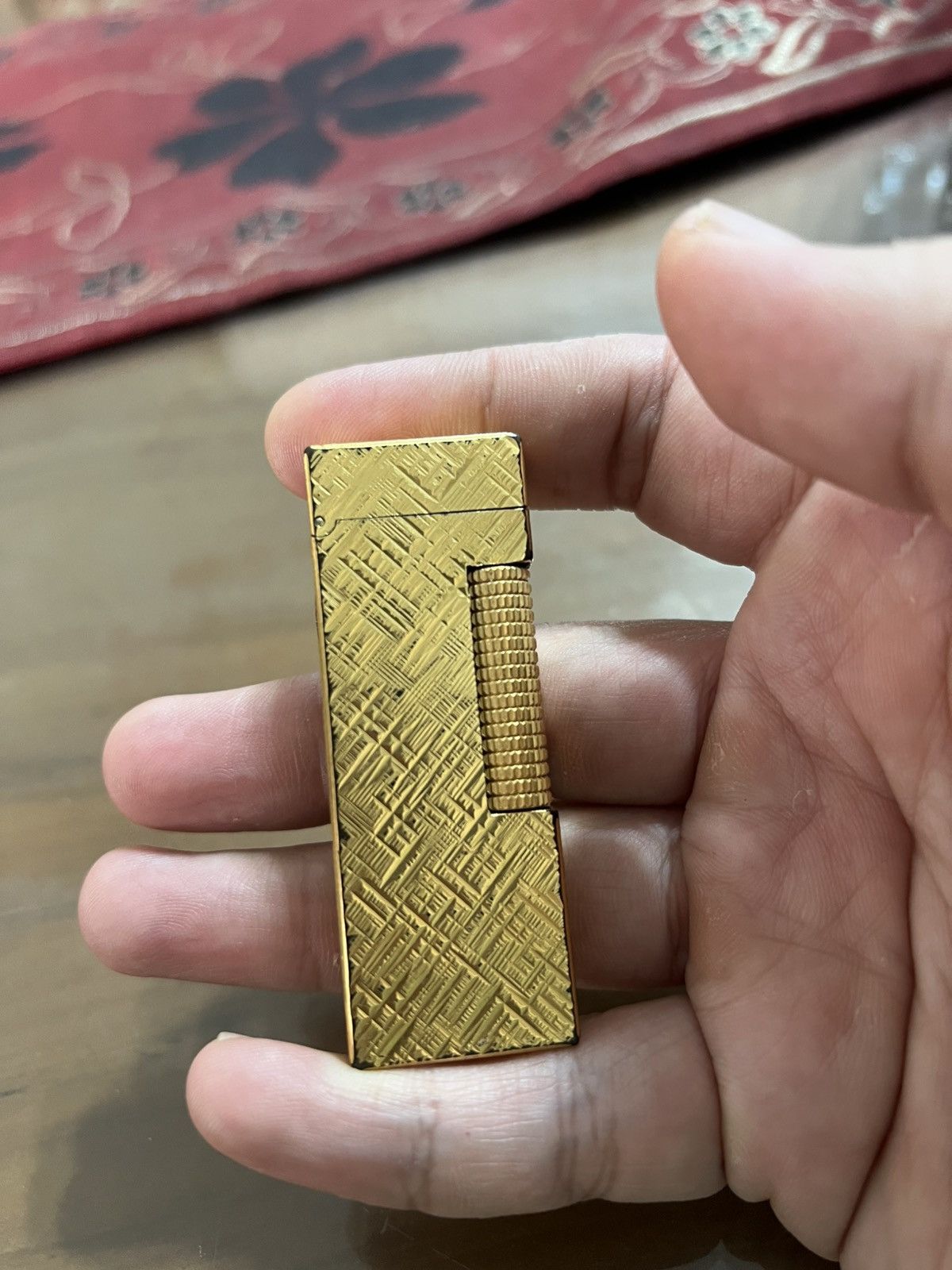 Alfred Dunhill Vintage Dunhill Rollagas Overhauled Lighter Florentine Gold Size ONE SIZE - 4 Thumbnail