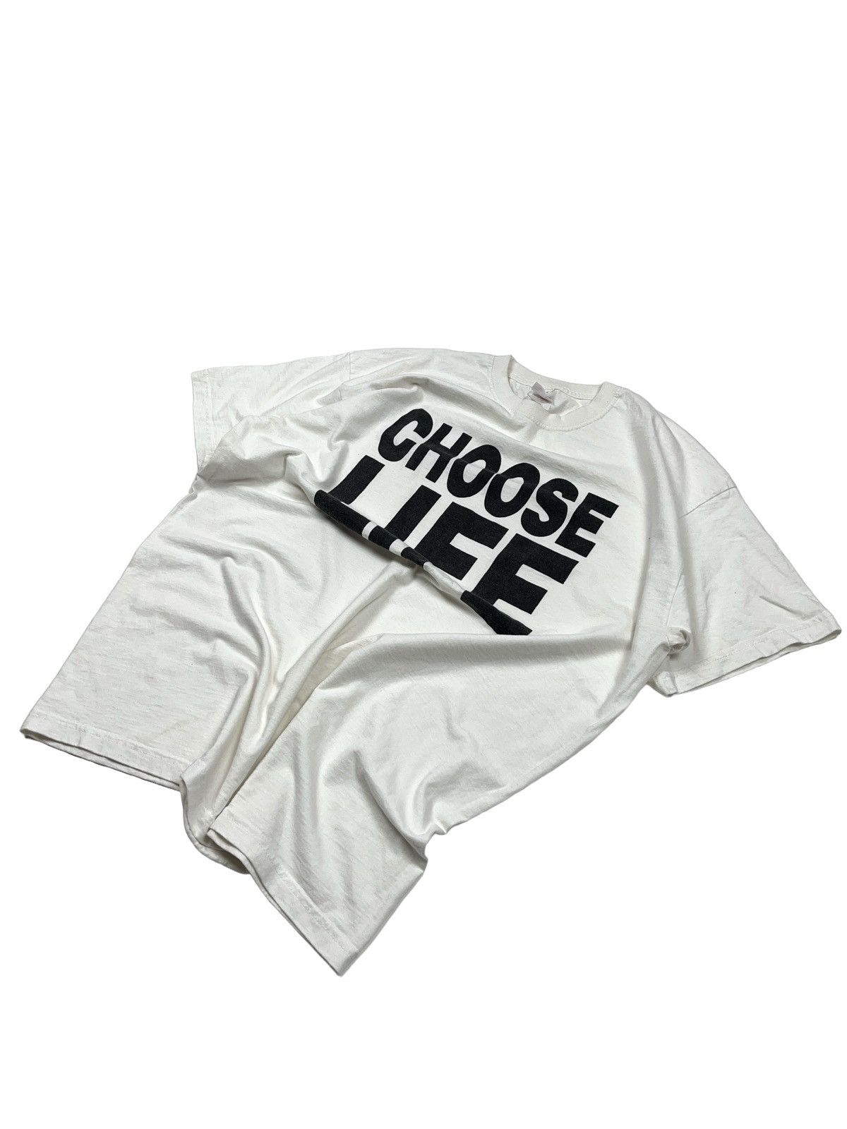 Vintage Vintage Choose Life Trainspotting T-shirt Size US XL / EU 56 / 4 - 2 Thumbnail