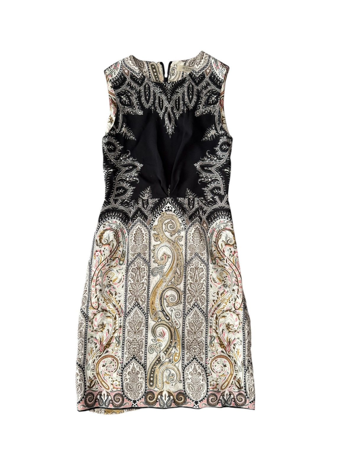 Etro ETRO Paisley Print Black Bodice Dress Size S / US 4 / IT 40 - 1 Thumbnail