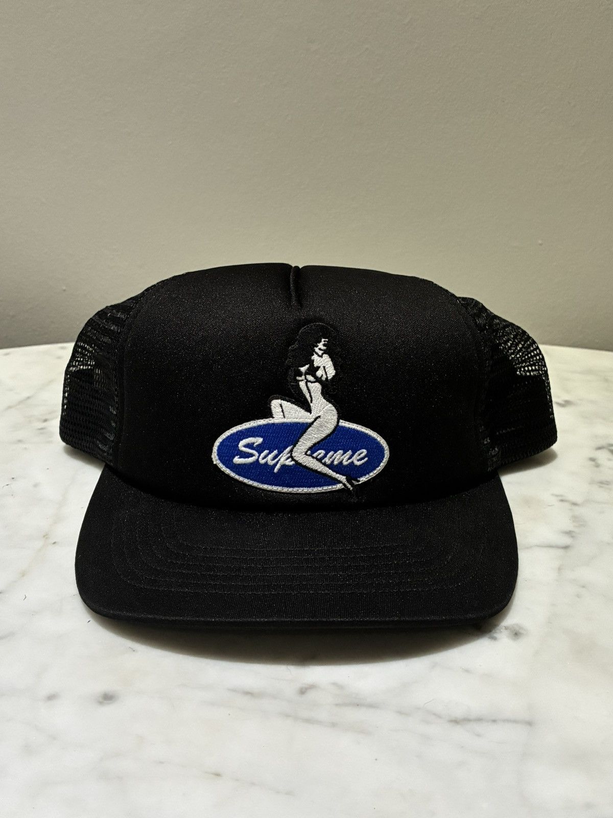 Supreme Supreme Pin Up Mesh Back 5-Panel Hat Green FW22 | Grailed