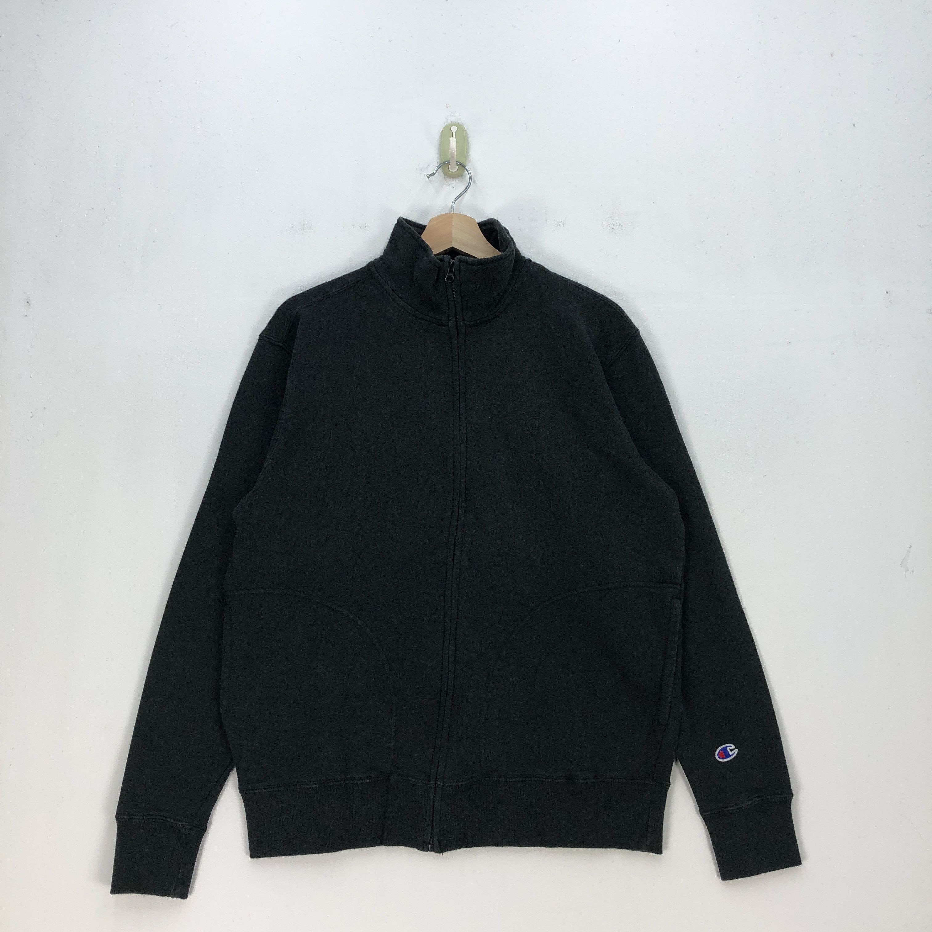 Champion × Vintage Vintage Champion Sweatshirt Champion Zipper Sweater Jumper Size US M / EU 48-50 / 2 - 1 Thumbnail