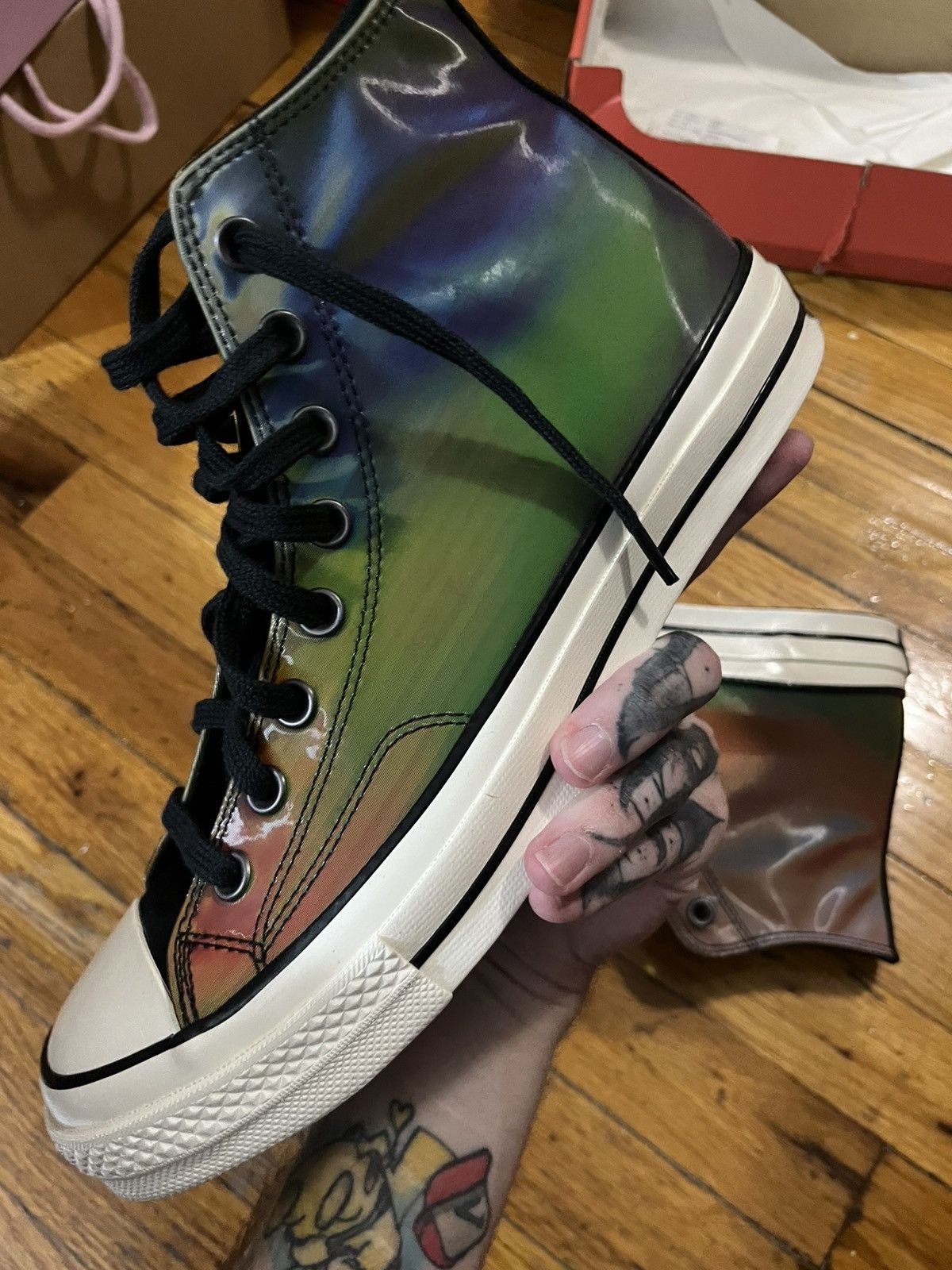 Converse Converse iridescent chucks Size US 9 / EU 42 - 7 Thumbnail