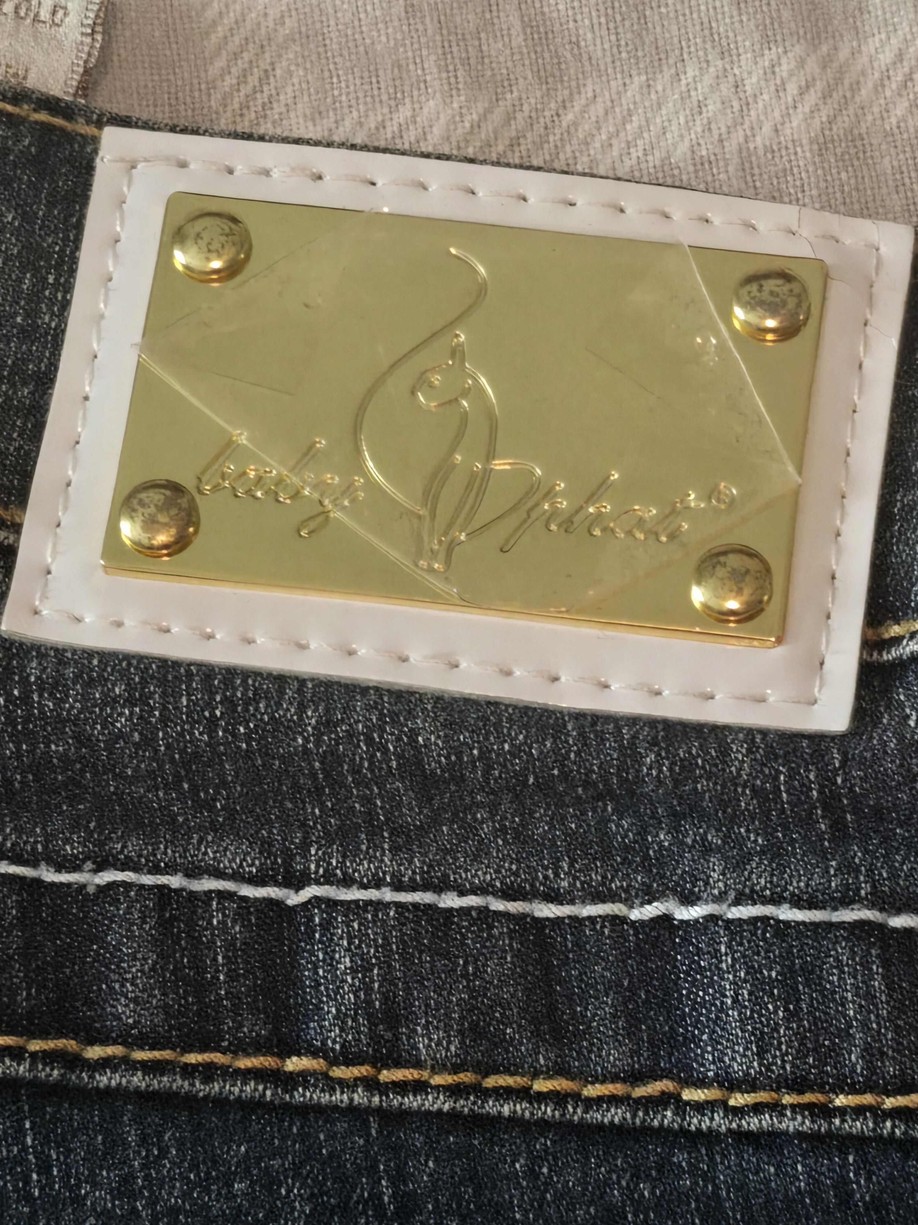 Other Vintage Baby Phat Rhinestone Cat Logo Bootcut Y2K Size 16 Size 38" / US 16 / IT 52 - 11 Thumbnail