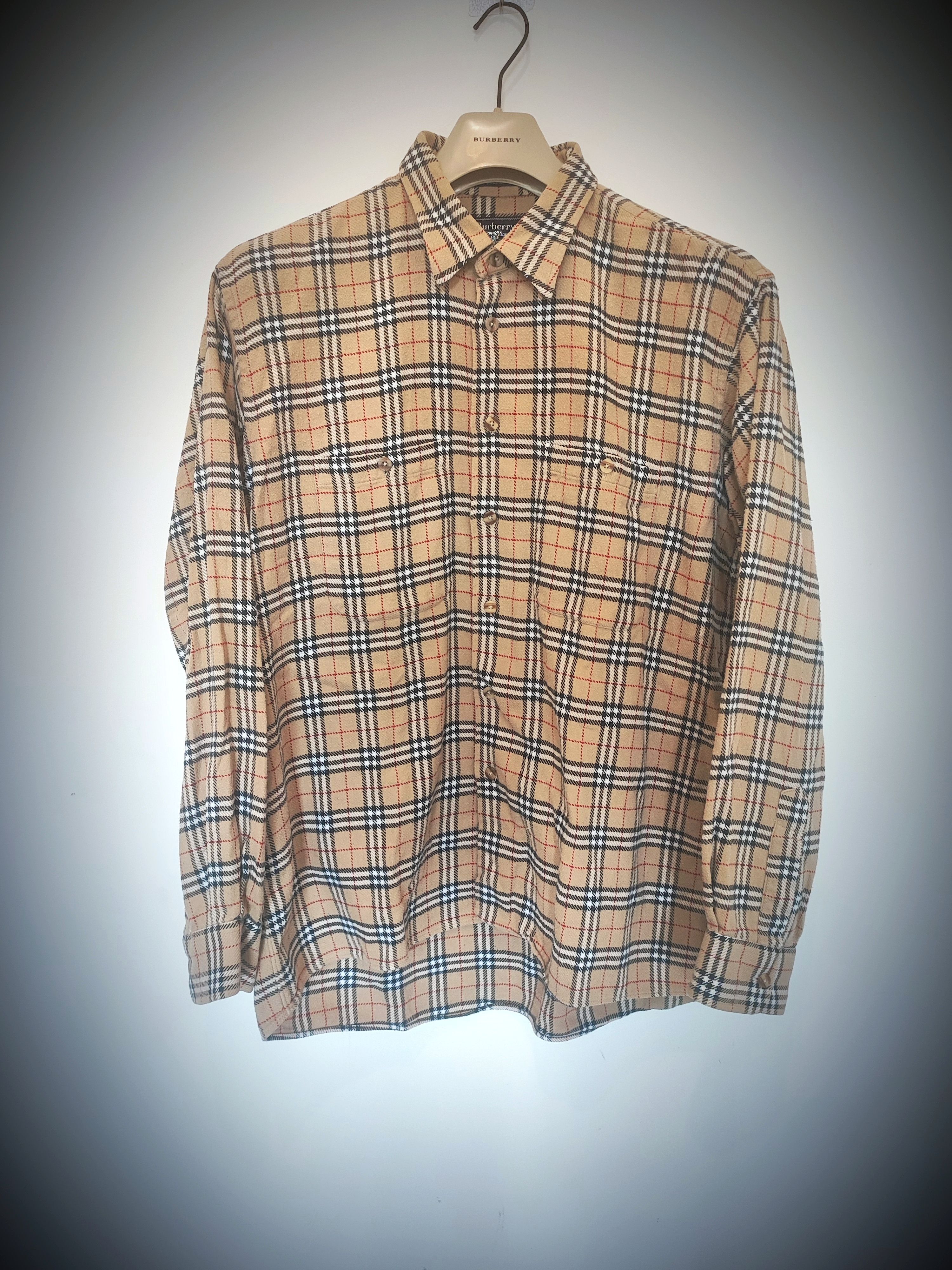 Burberry 🔥Rare Flannel Burberry Shirt🔥 Size US L / EU 52-54 / 3 - 2 Thumbnail