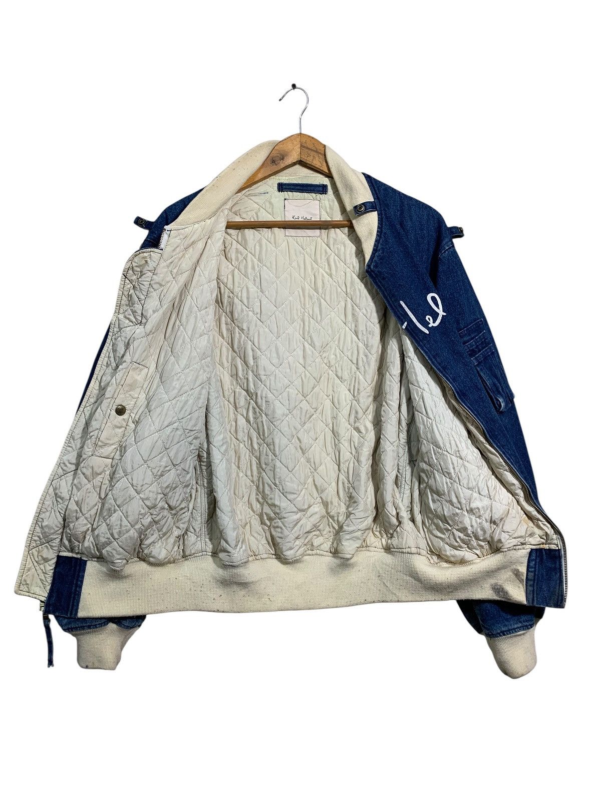 Karl Helmut 🔥KARL HELMUT DENIM BOMBERS JACKET PARACHUTE Size US L / EU 52-54 / 3 - 6 Thumbnail