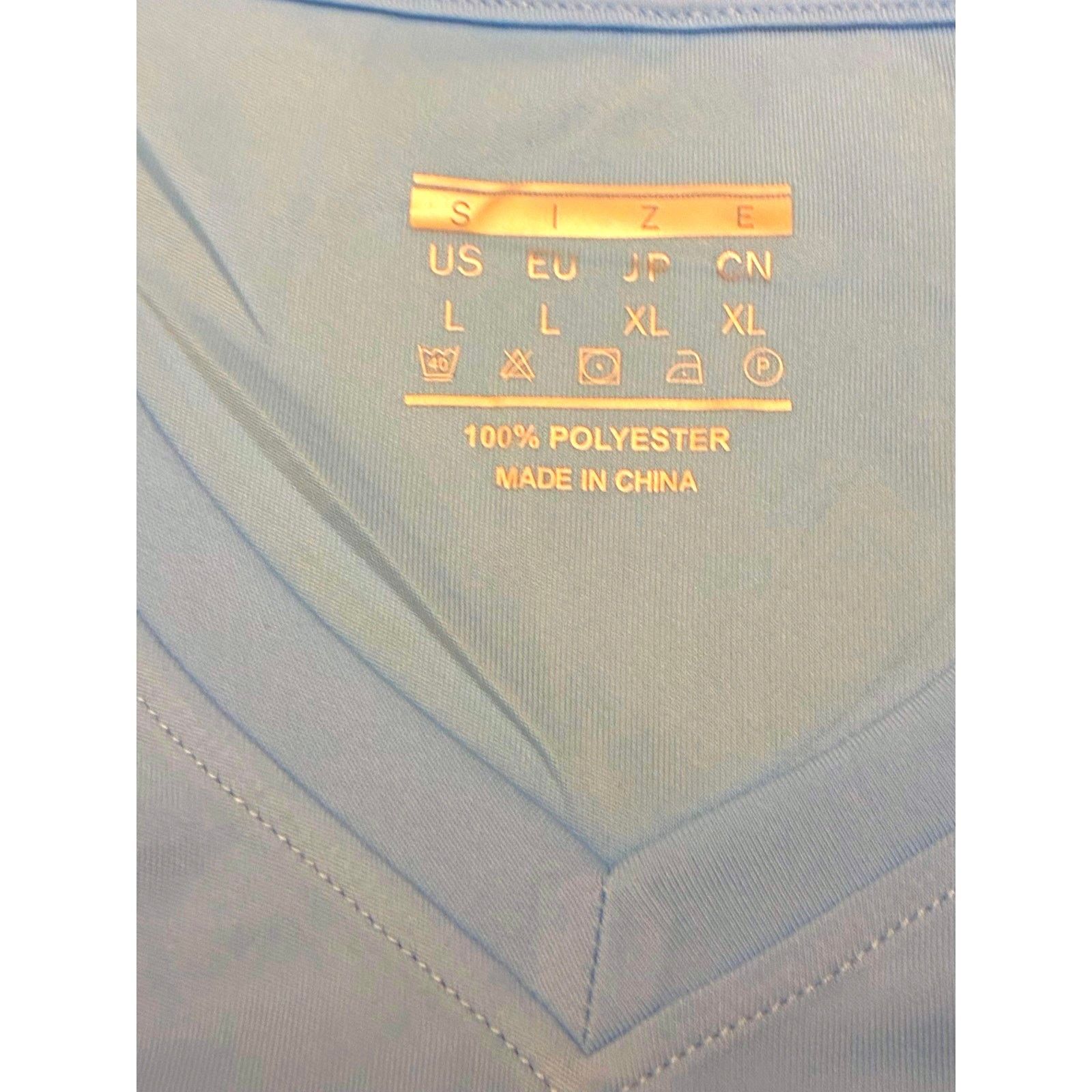 The Unbranded Brand T-Shirt For Women’s Short Sleeve V Neck Dry Workout Top Sz L Size L / US 10 / IT 46 - 5 Thumbnail