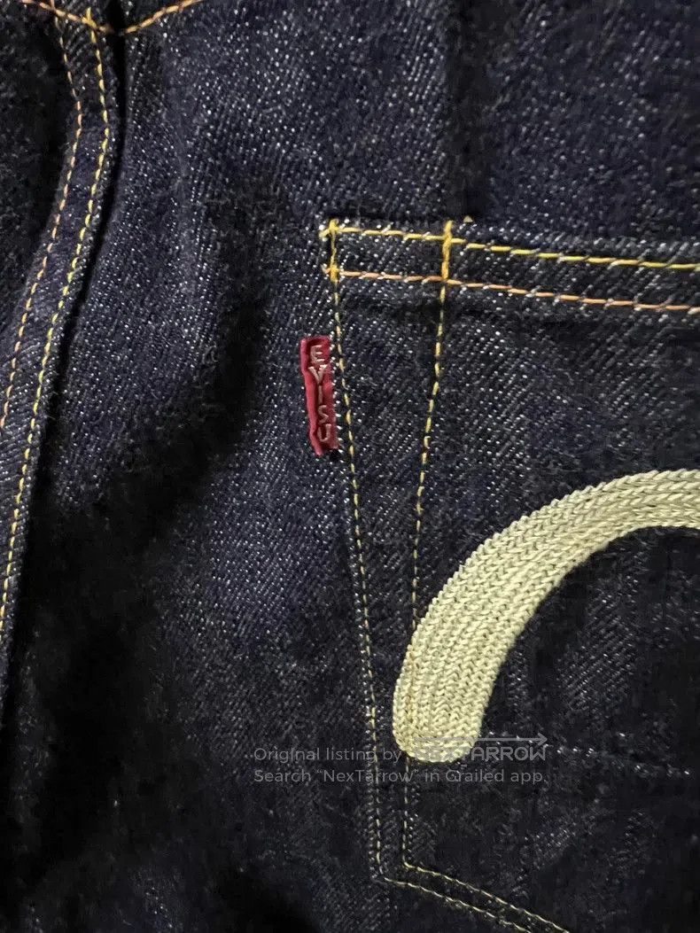 Japanese Brand Evisu Men's Raw Denim Casual Shorts. Size US 38 / EU 54 - 5 Thumbnail