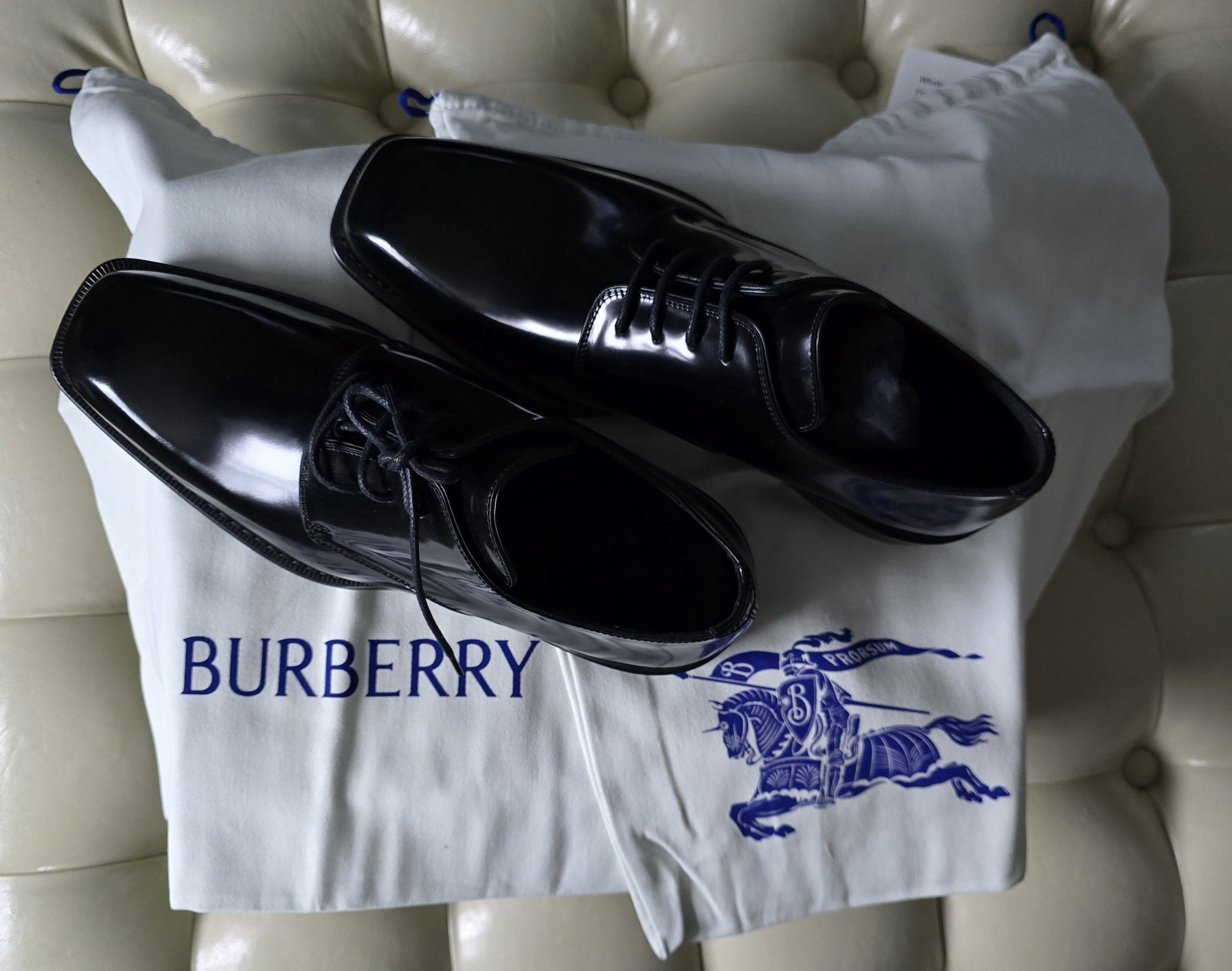 Burberry Burberry Bloomsbury Derby black shoe Size US 8 / EU 41 - 2 Thumbnail